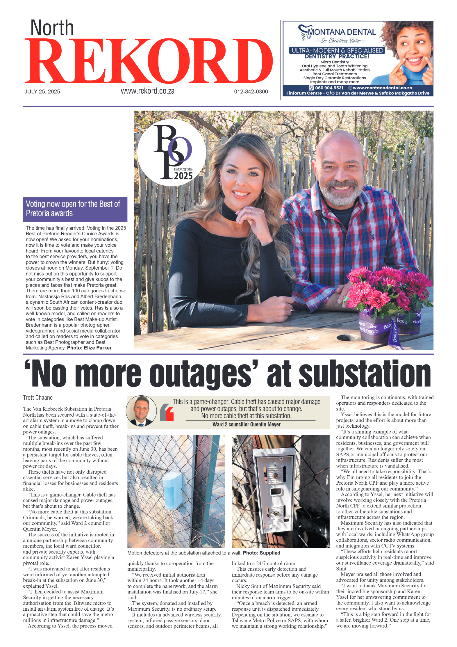 Rekord North 25 July 2025 page 1