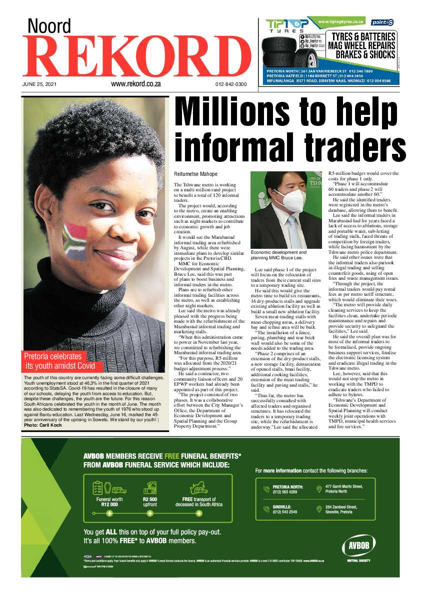Rekord North 25 June 2021 page 1