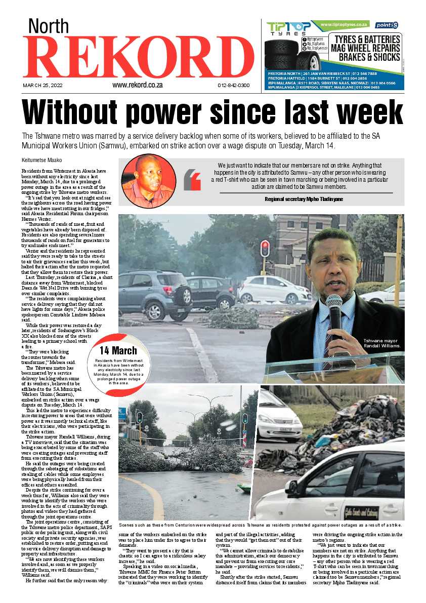Rekord North 25 March 2022 page 1