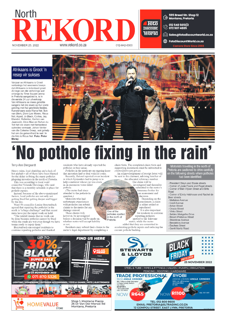 Rekord North 25 November 2022 page 1