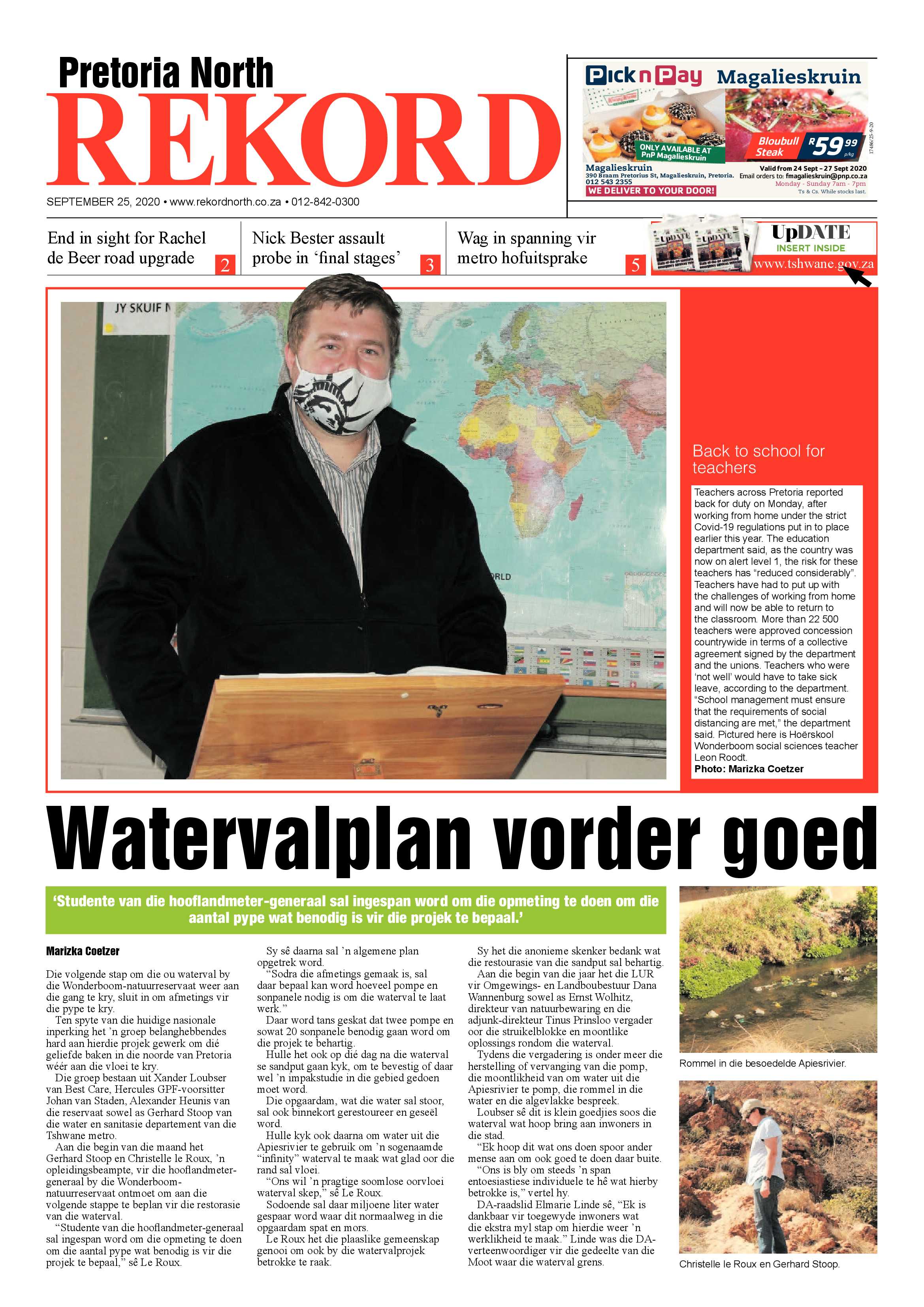 Rekord North 25 September 2020 page 1