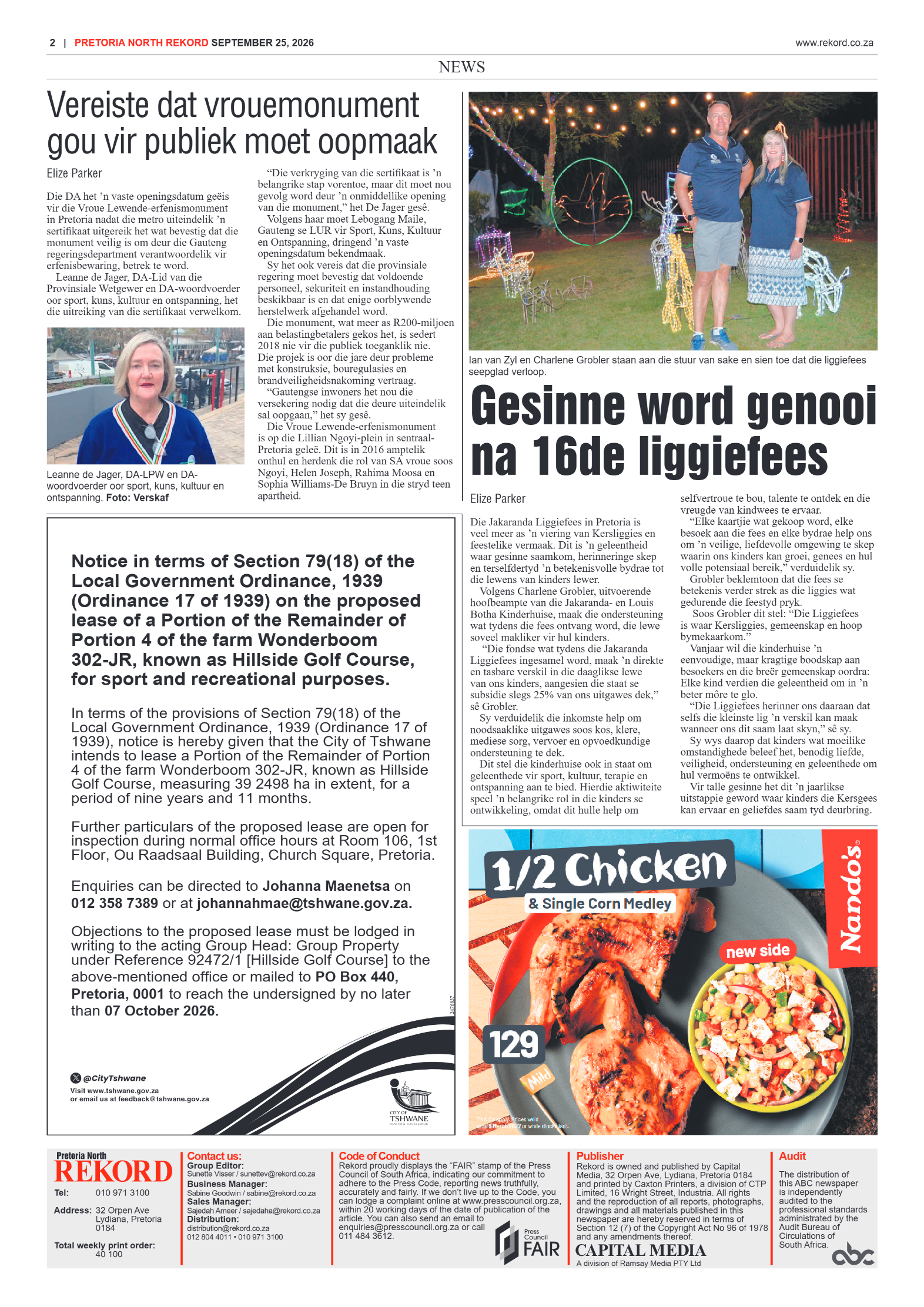 Rekord North 25 September 2026 page 2