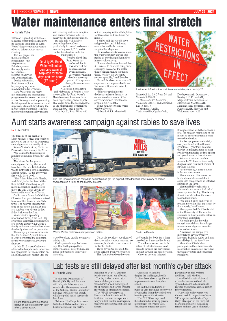 Rekord Noweto 26 July 2024 page 4