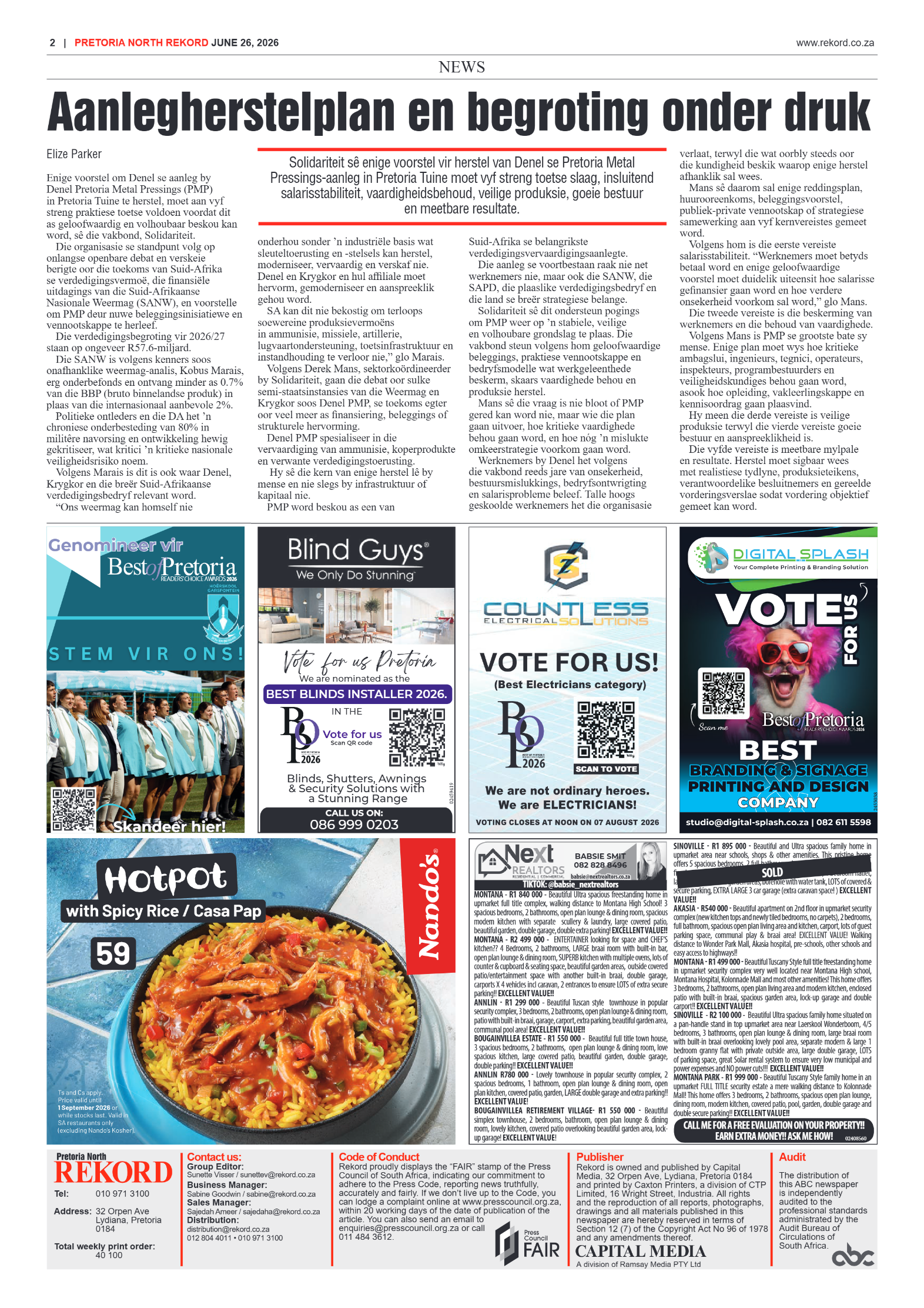 Rekord North 26 June 2026 page 2