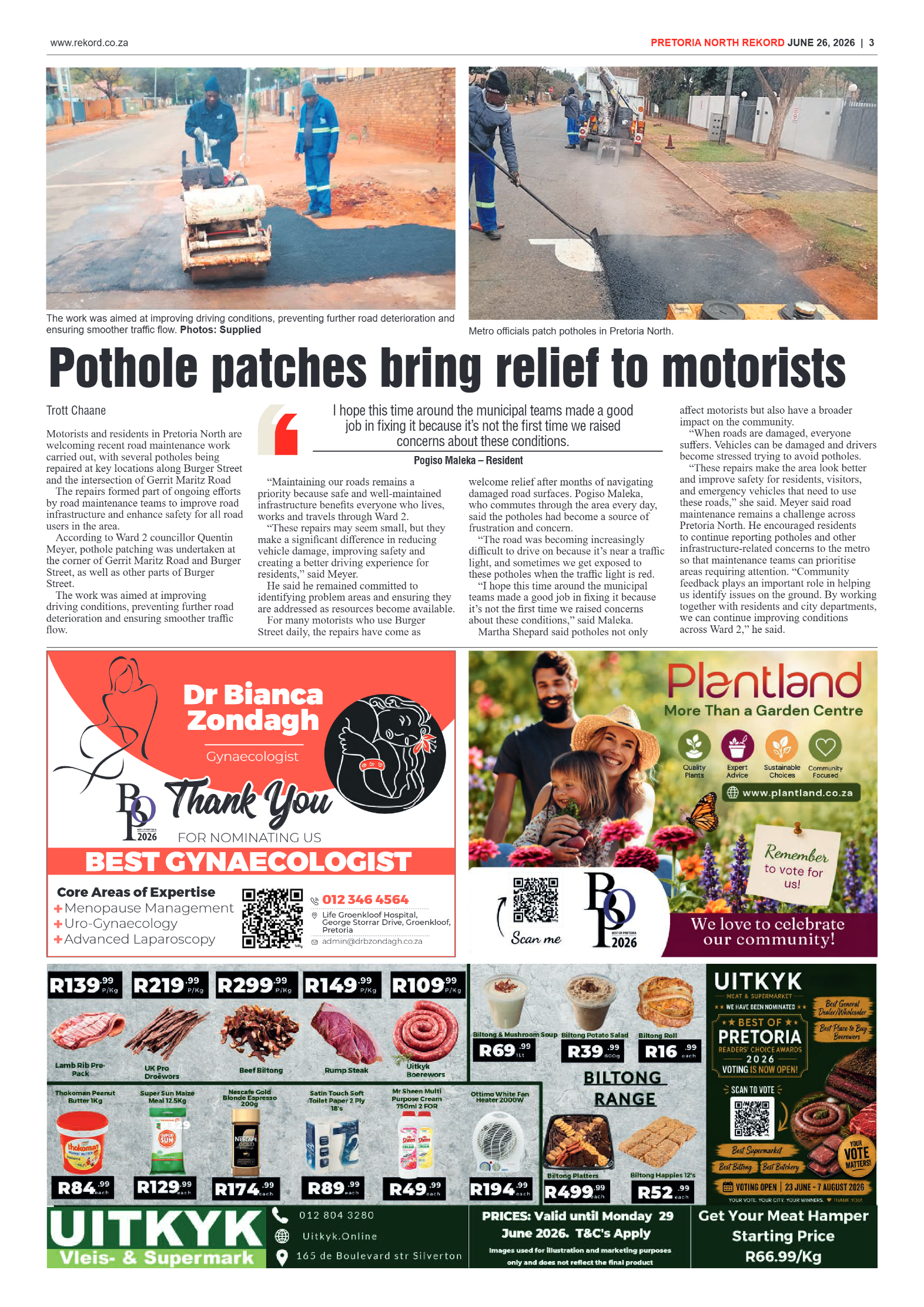 Rekord North 26 June 2026 page 3