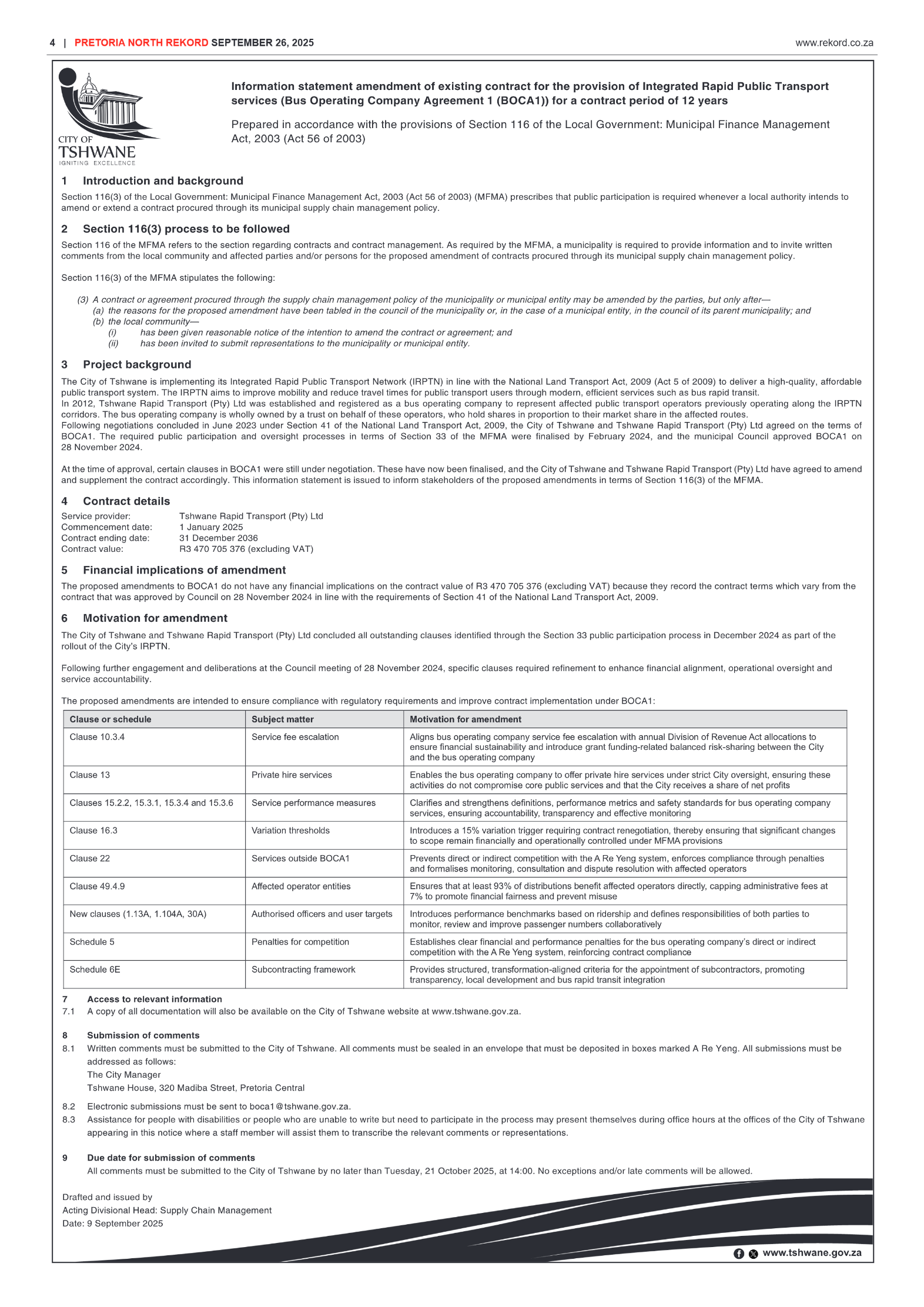Rekord North 26 September 2025 page 4