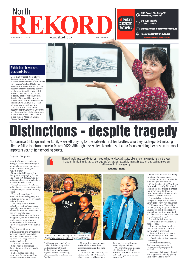 Rekord North 27 January 2023 page 1