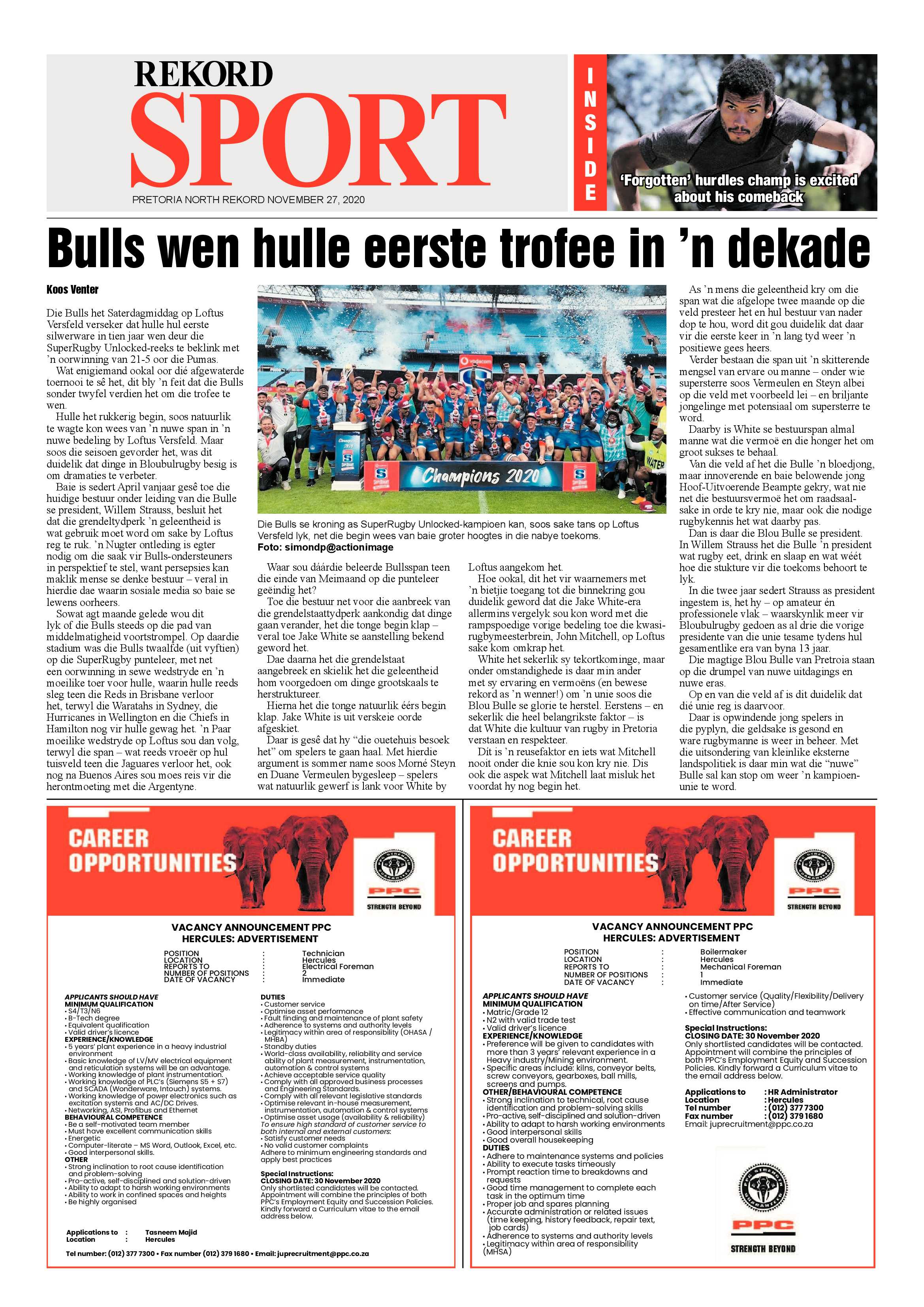 Rekord North 27 November 2020 page 20