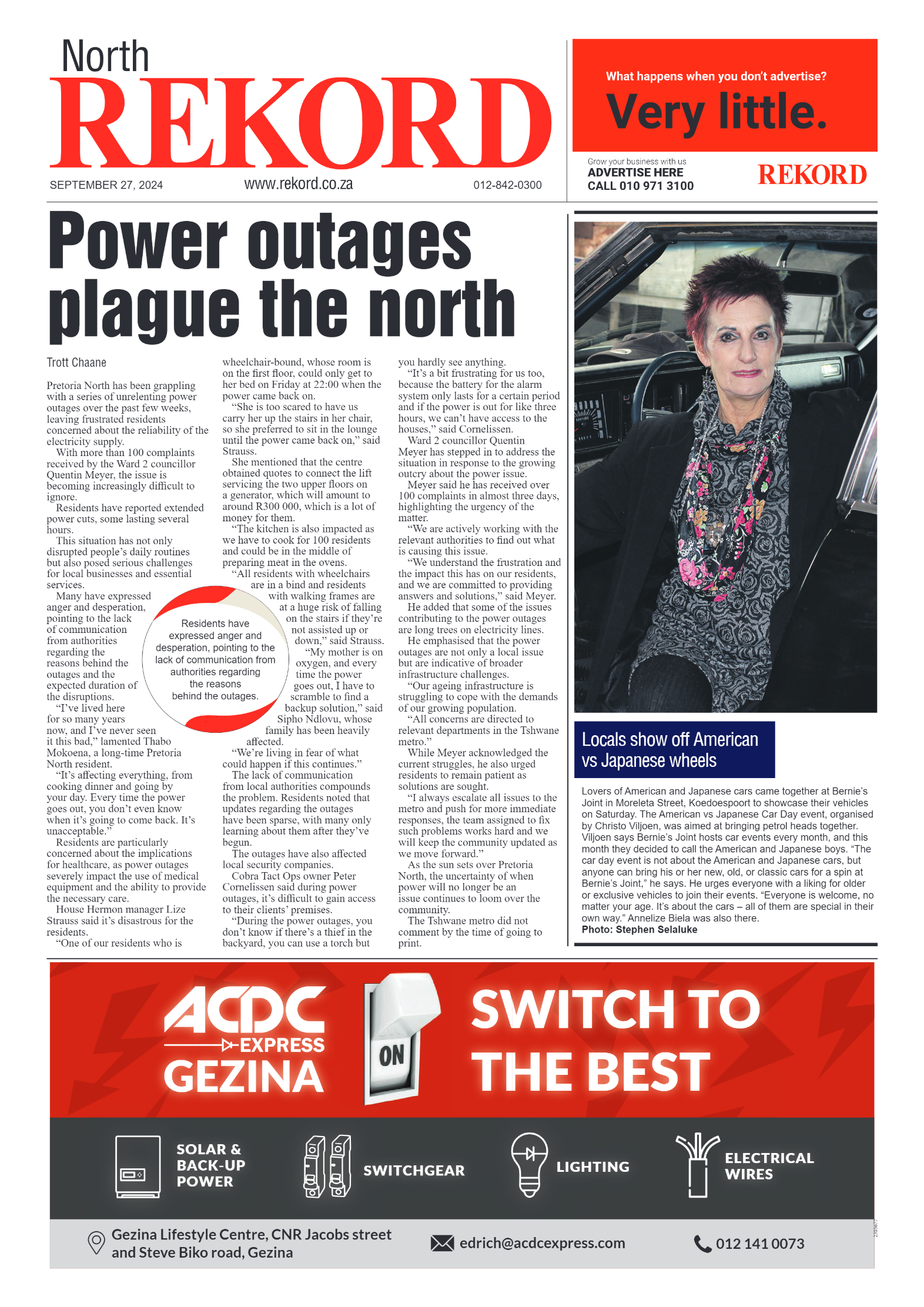 Rekord North 27 September 2024 page 1