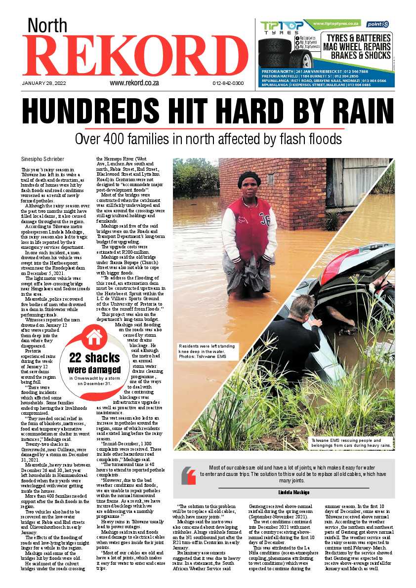 Rekord North 28 January 2022 page 1