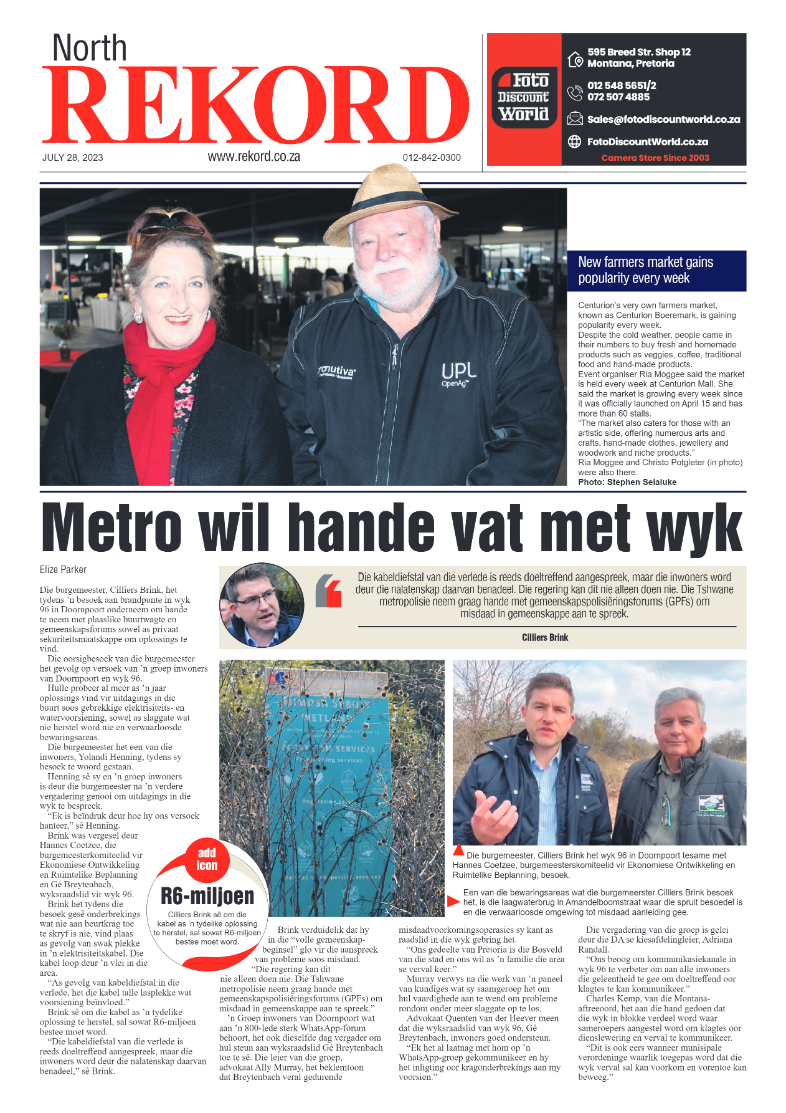 Rekord North 28 July 2023 page 1