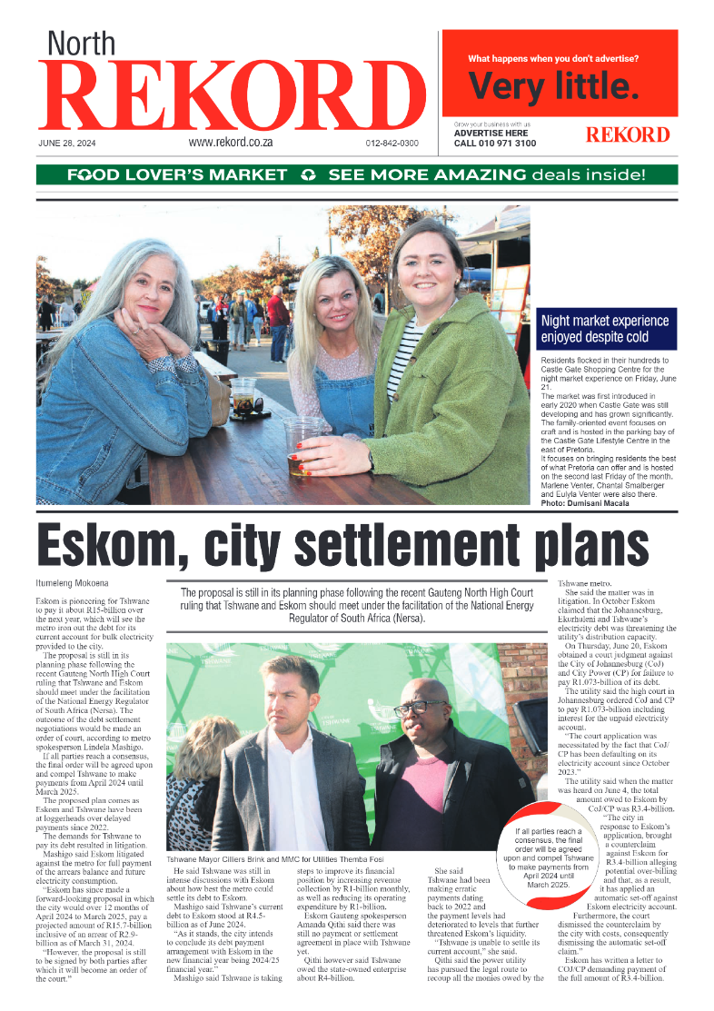 Rekord North 28 June 2024 page 1
