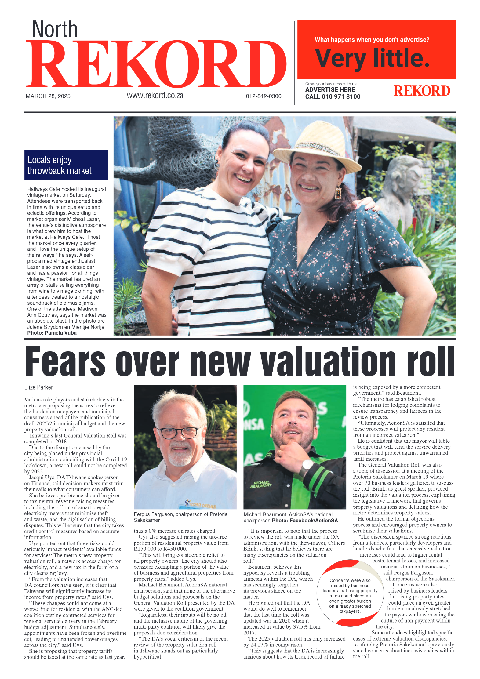 Rekord North 28 March 2025 page 1