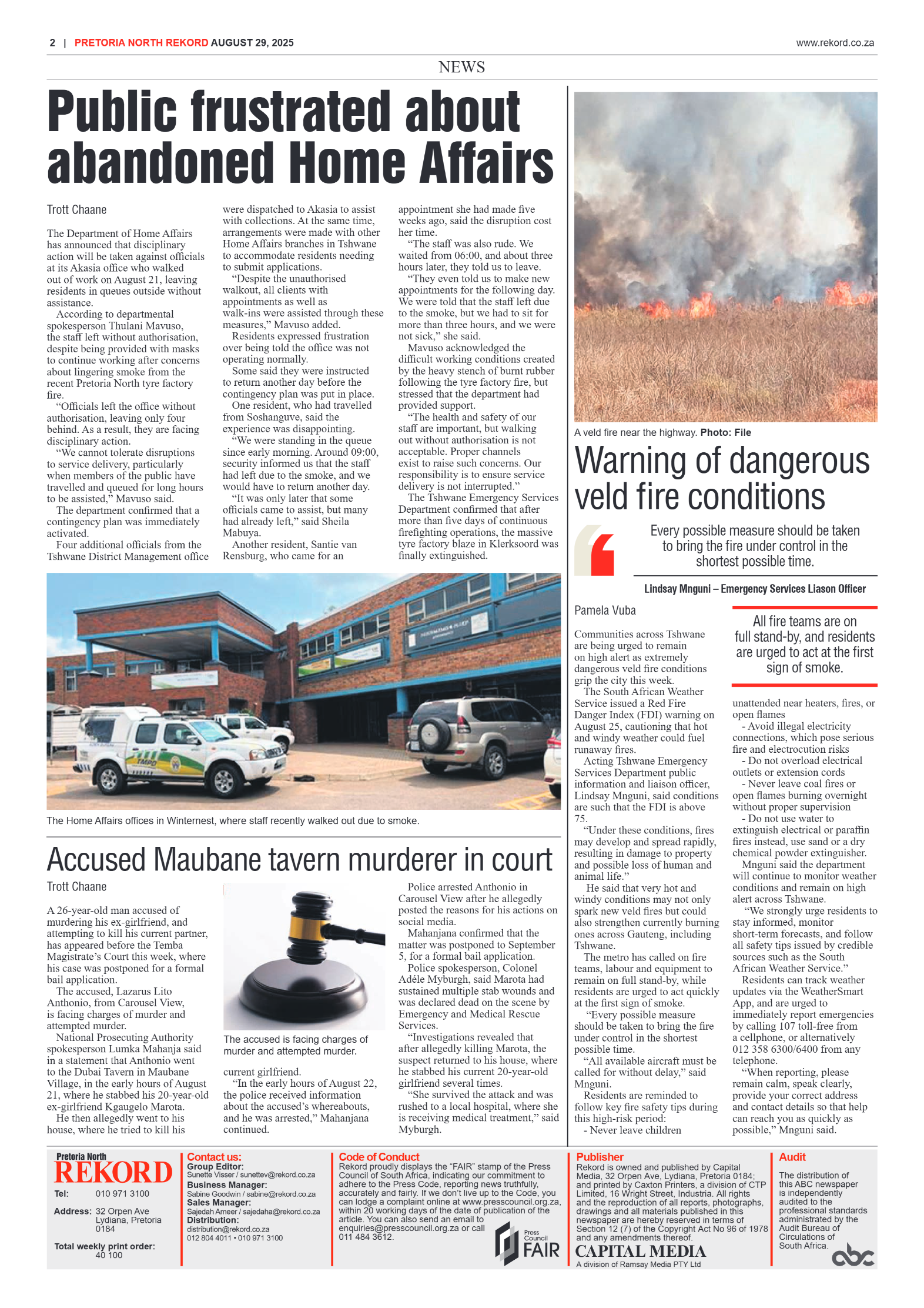 Rekord North 29 August 2025 page 2