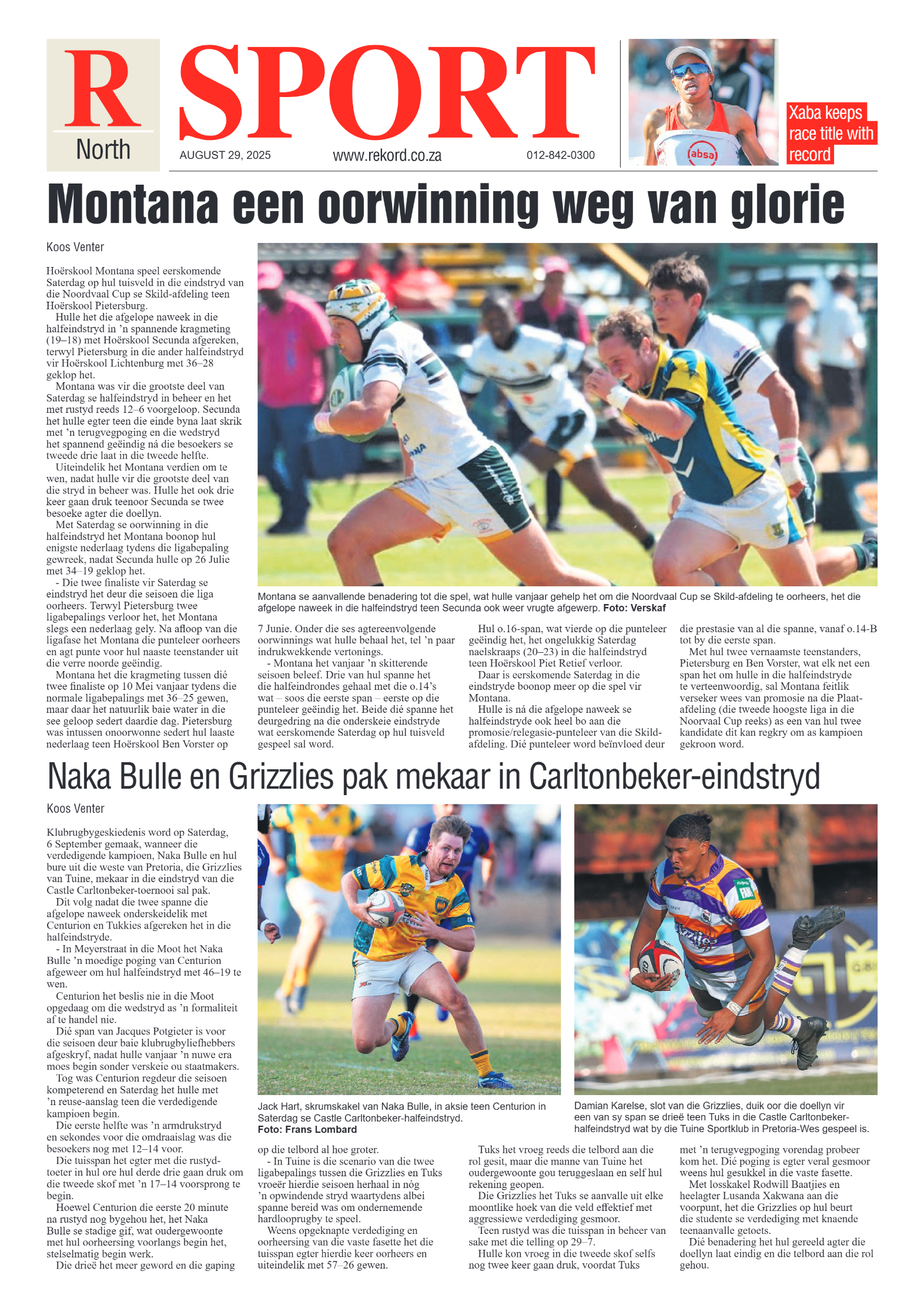 Rekord North 29 August 2025 page 8