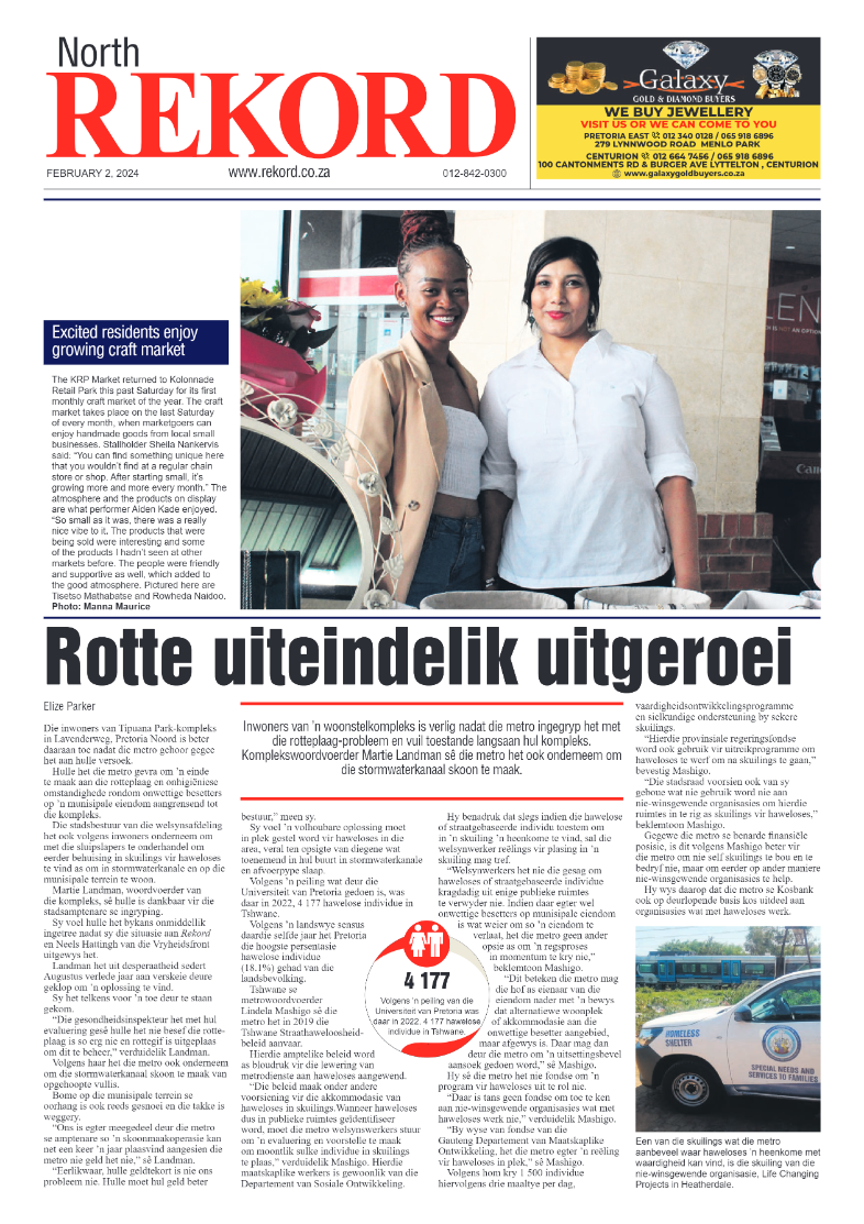 Rekord North 2 February 2024 page 1