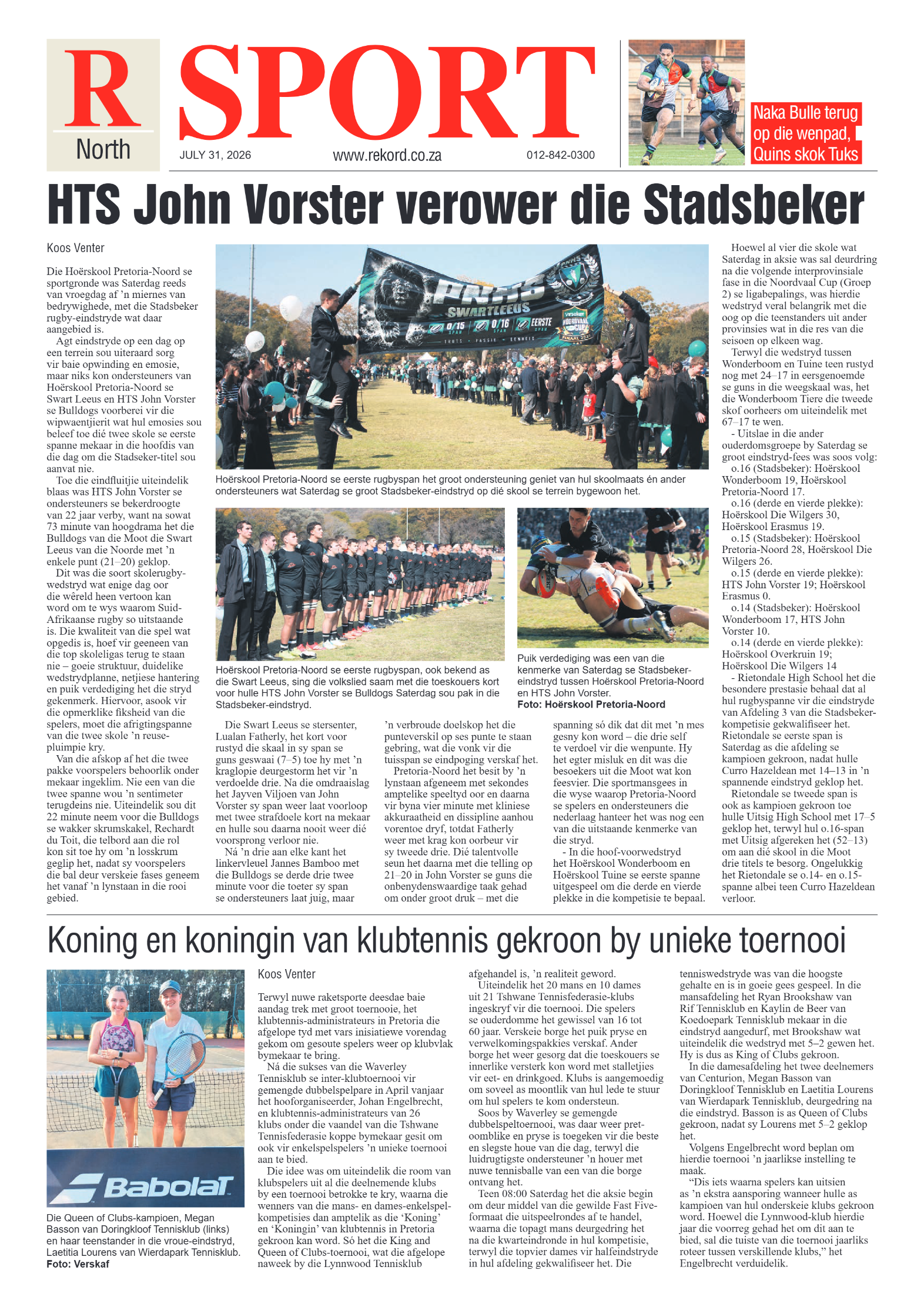 Rekord North 31 July 2026 page 8