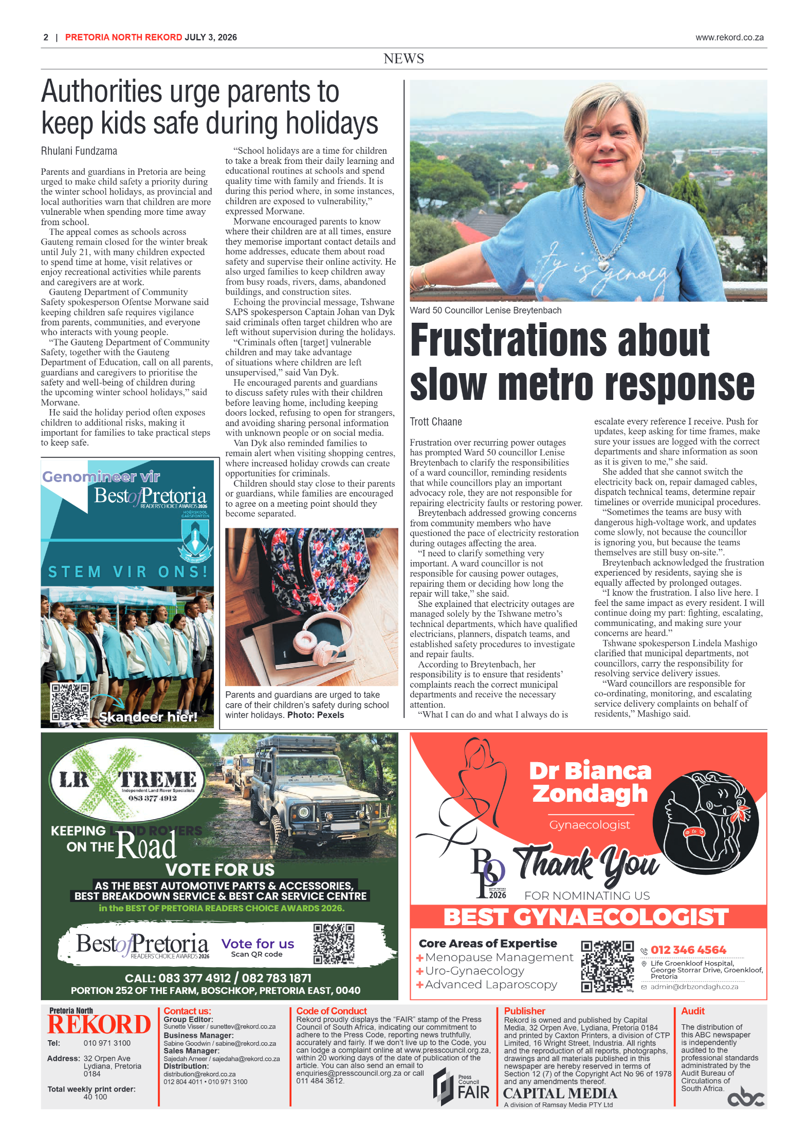 Rekord North 3 July 2026 page 2