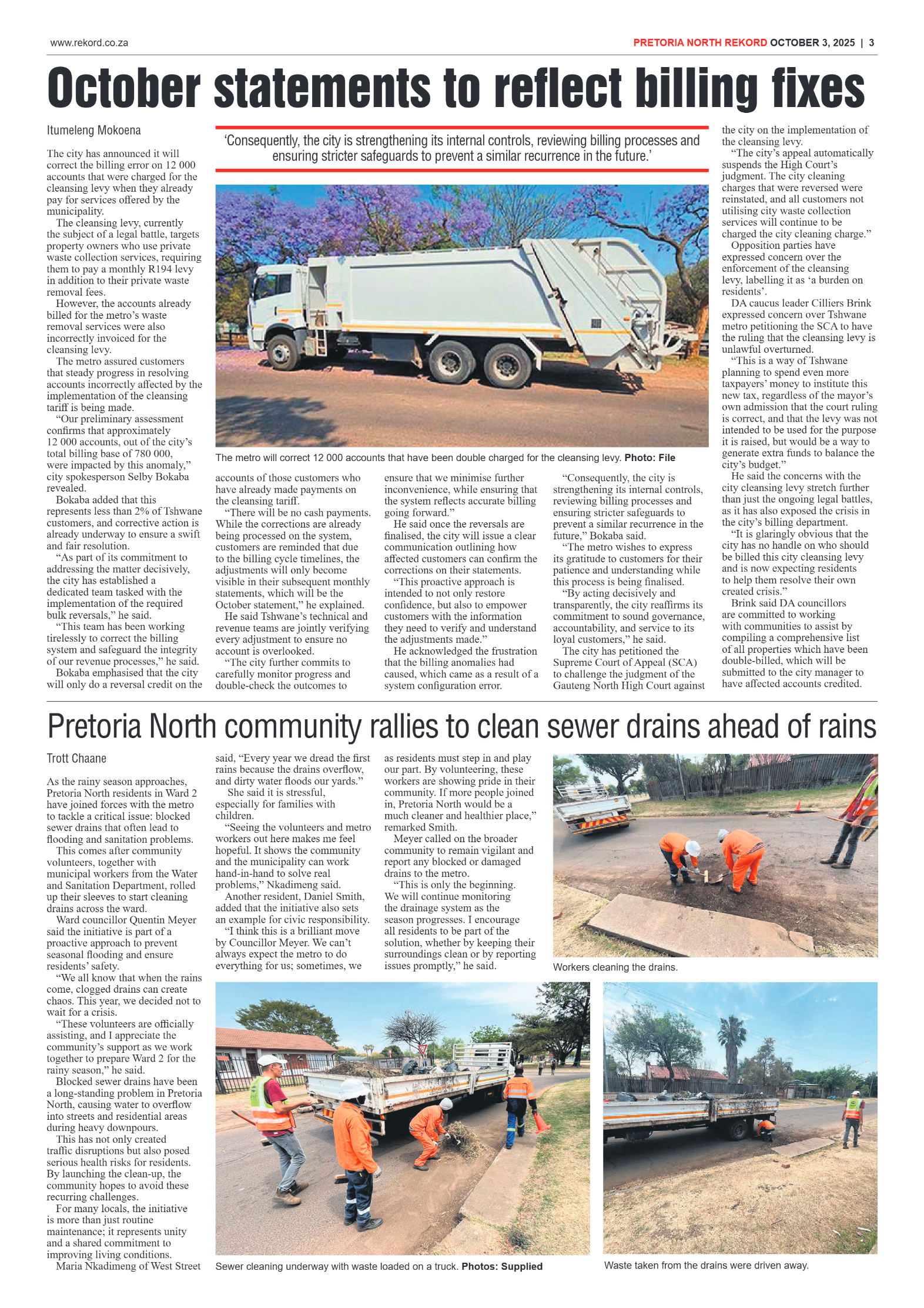 Rekord North 3 October 2025 page 3