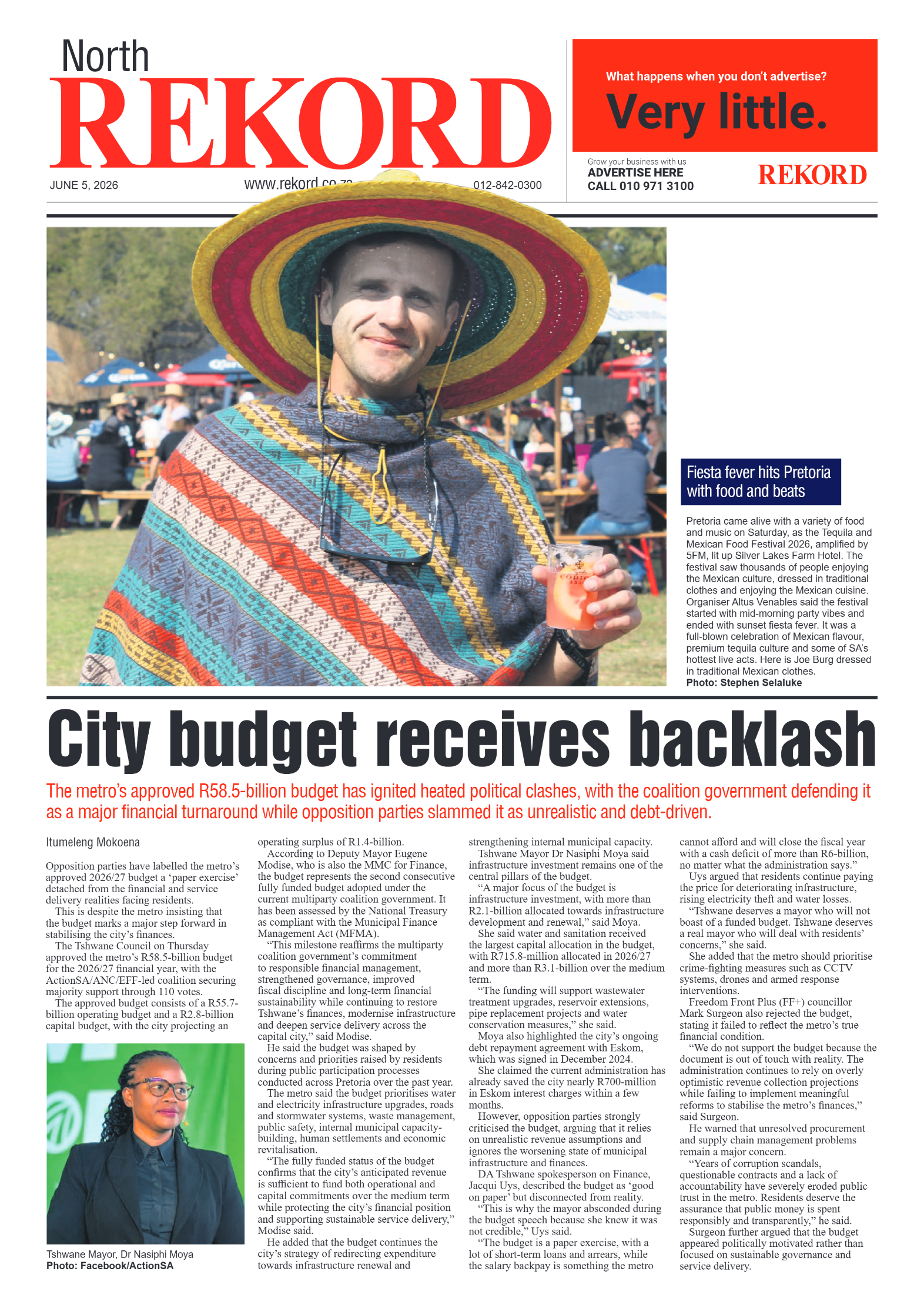 Rekord North 5 June 2026 page 1