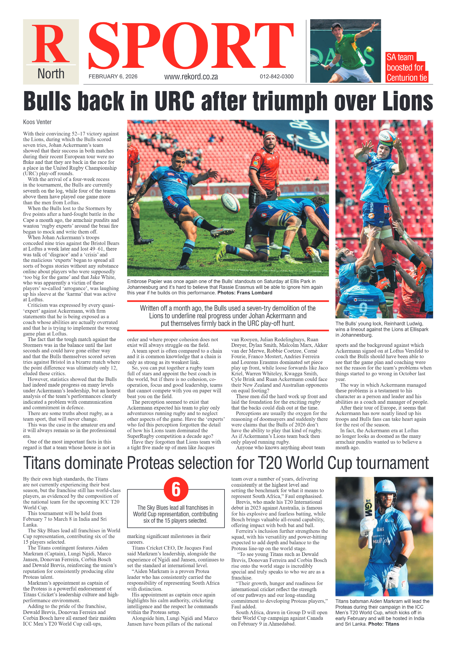 Rekord North 6 February 2026 page 8