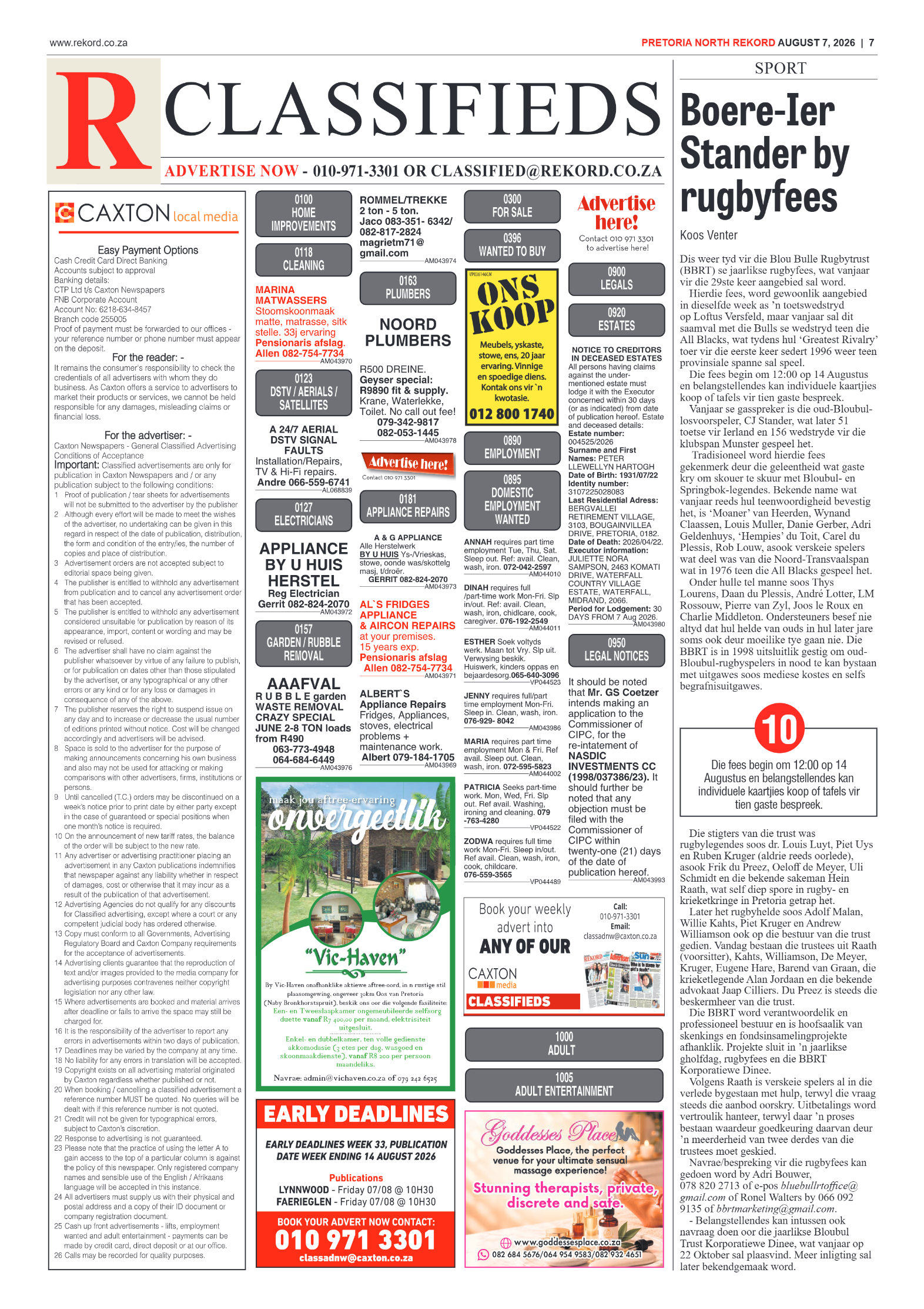 Rekord North 7 August 2026 page 9