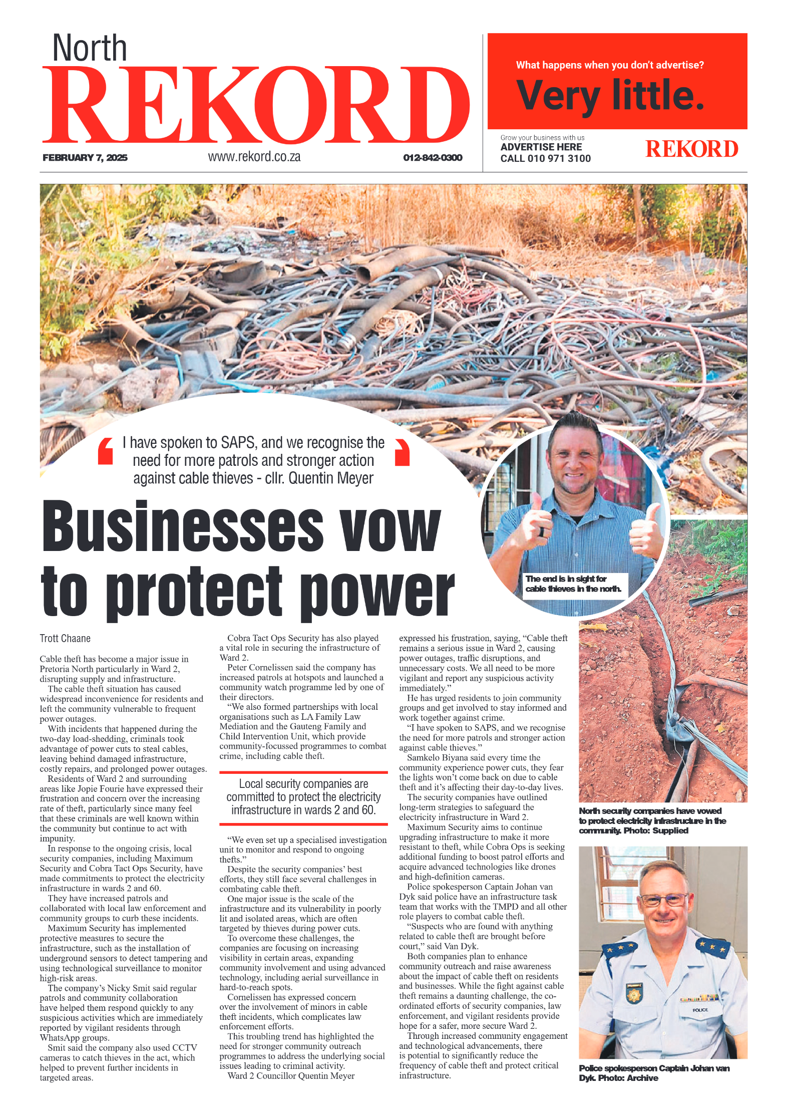 Rekord North 7 February 2025 page 1