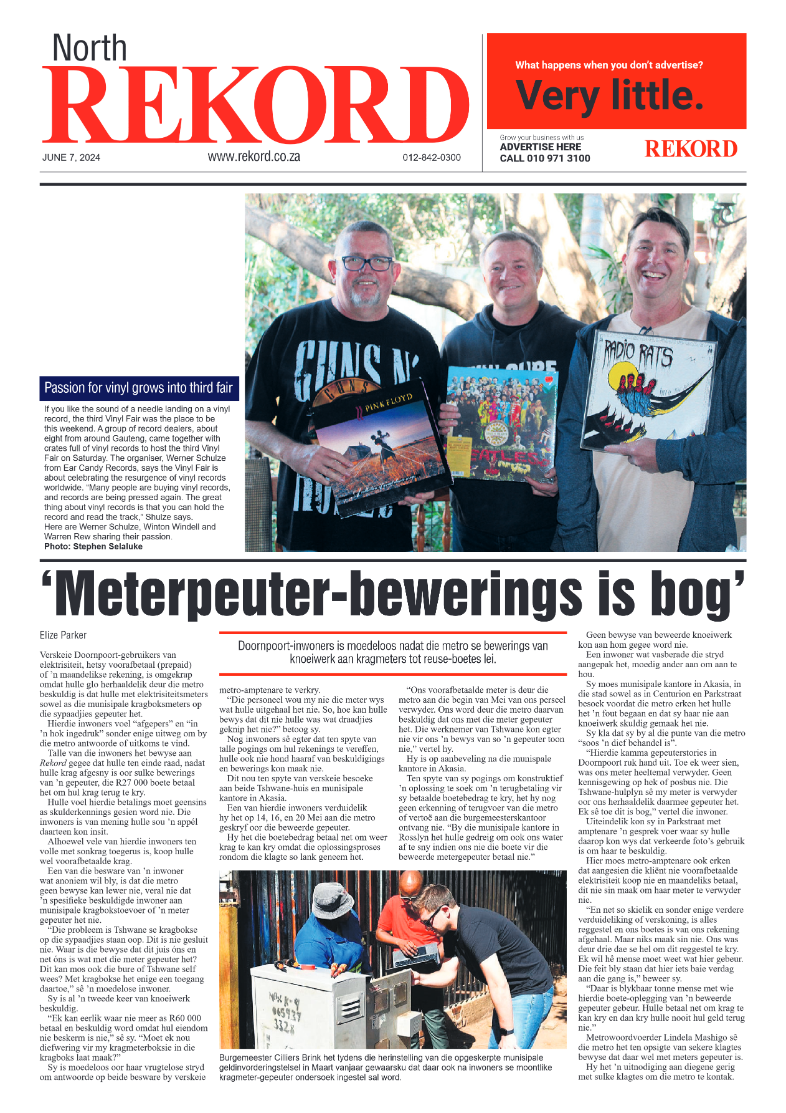 Rekord North 7 June 2024 page 1