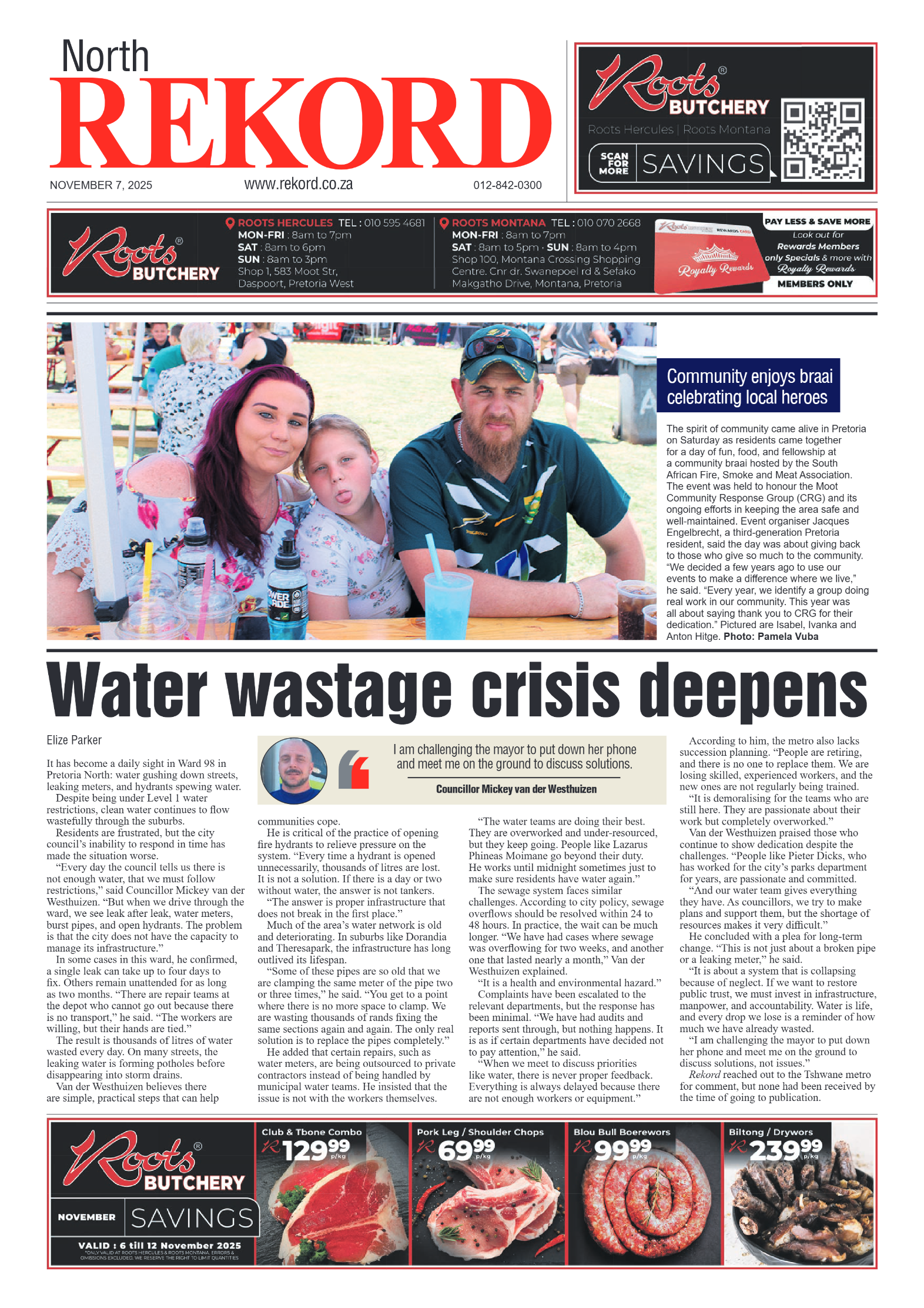 Rekord North 7 November 2025 page 1