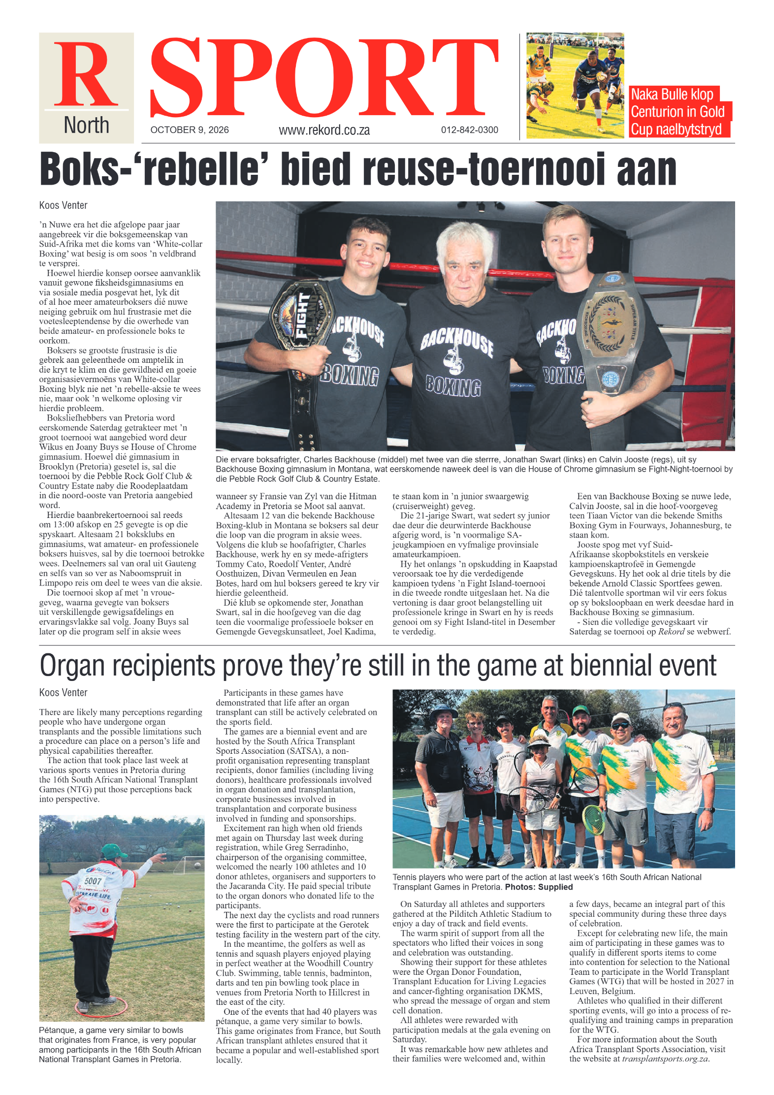 Rekord North – 9 October 2026 page 10