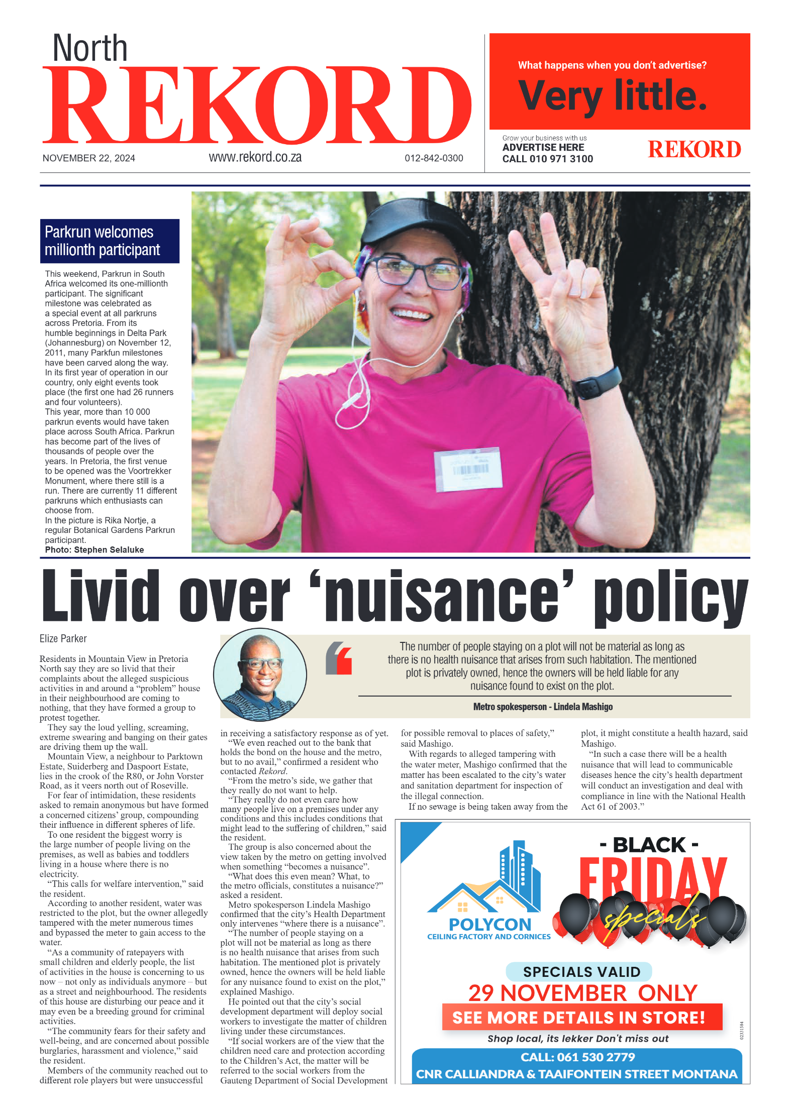 Rekord North November 2024 page 1