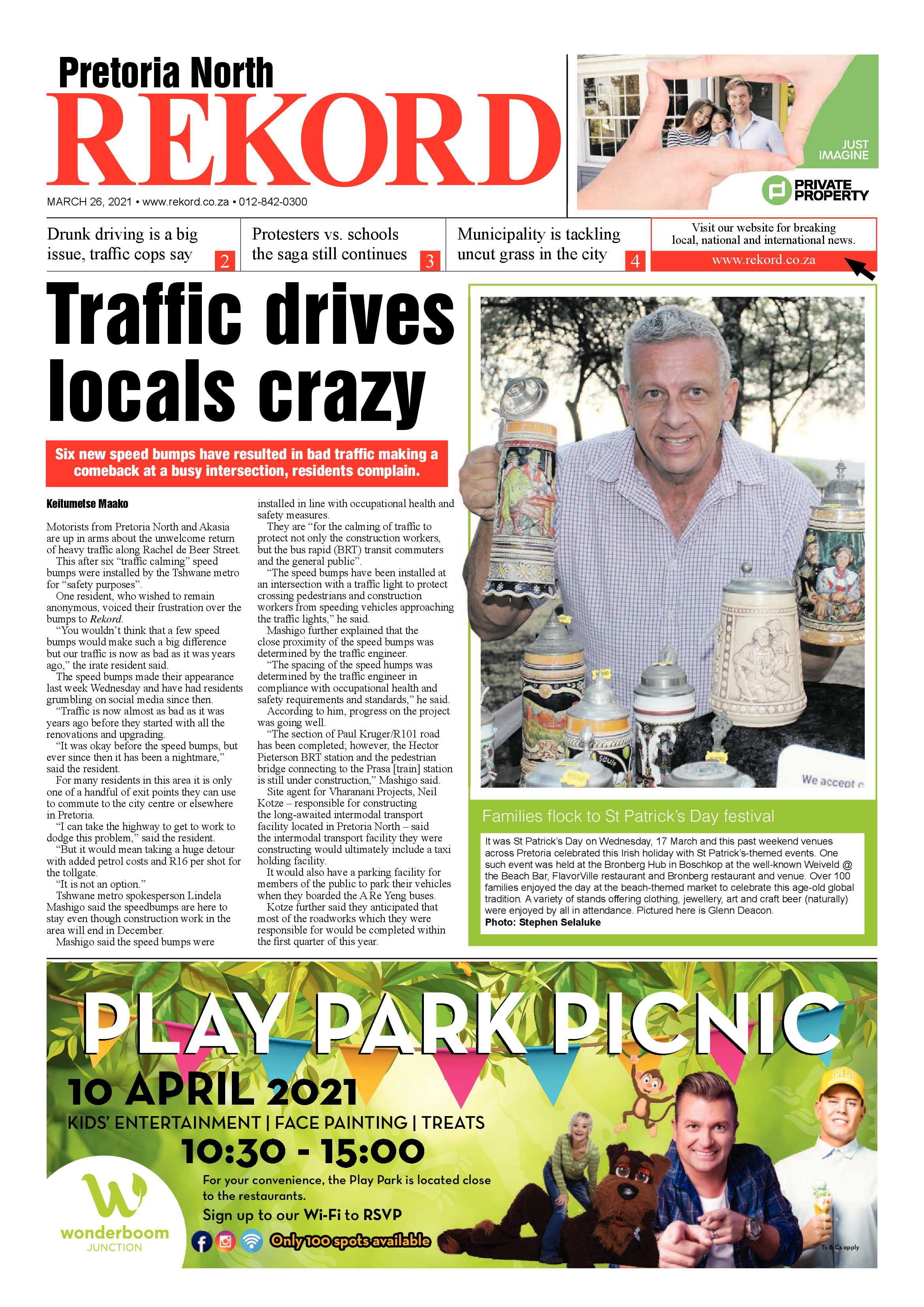 Rekord North  26 March 2021 page 1
