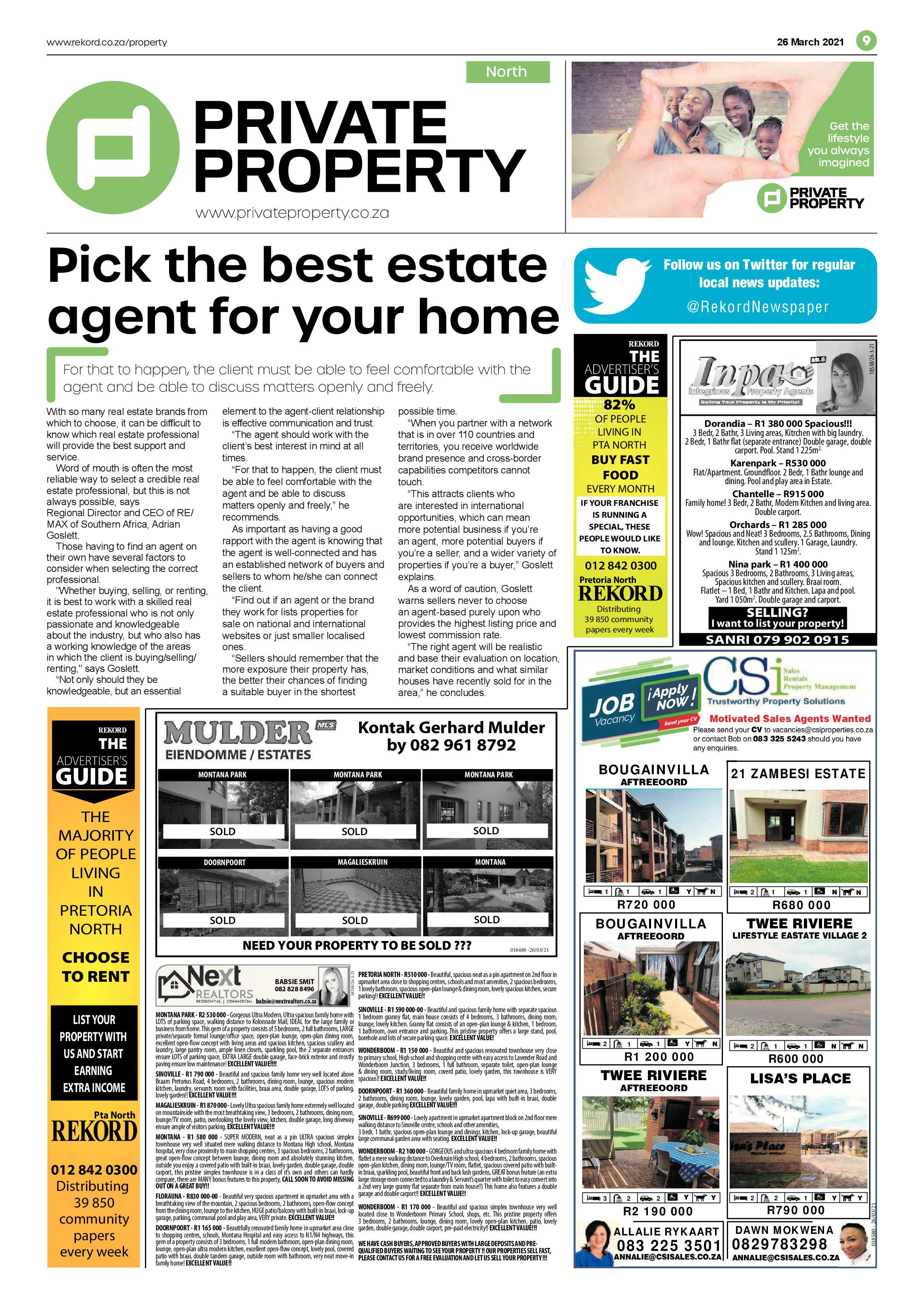 Rekord North  26 March 2021 page 9