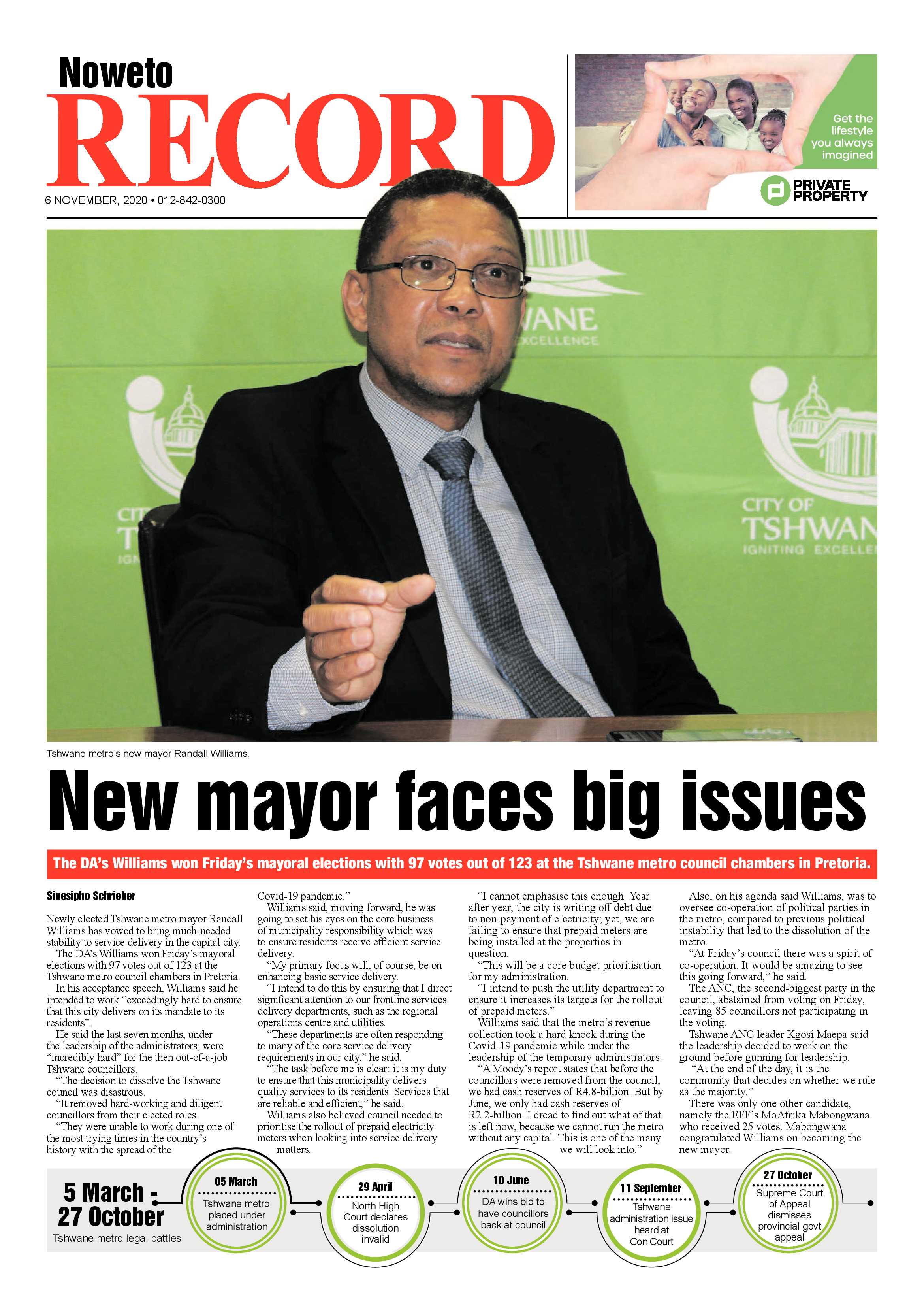 Rekord Noweto 06 November 2020 page 1