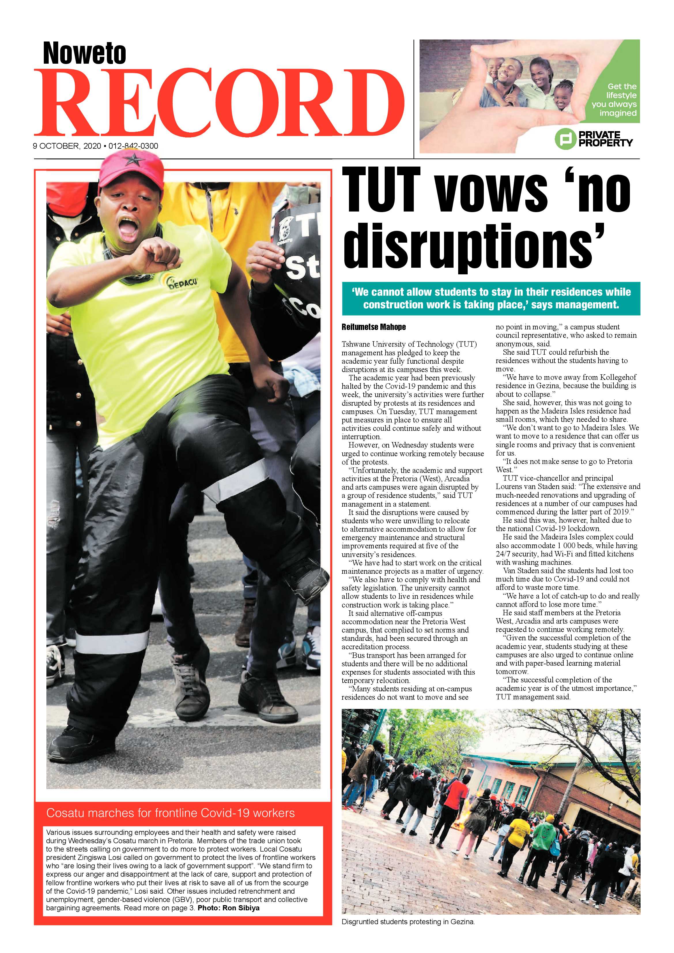 Rekord Noweto 09 October 2020 page 1