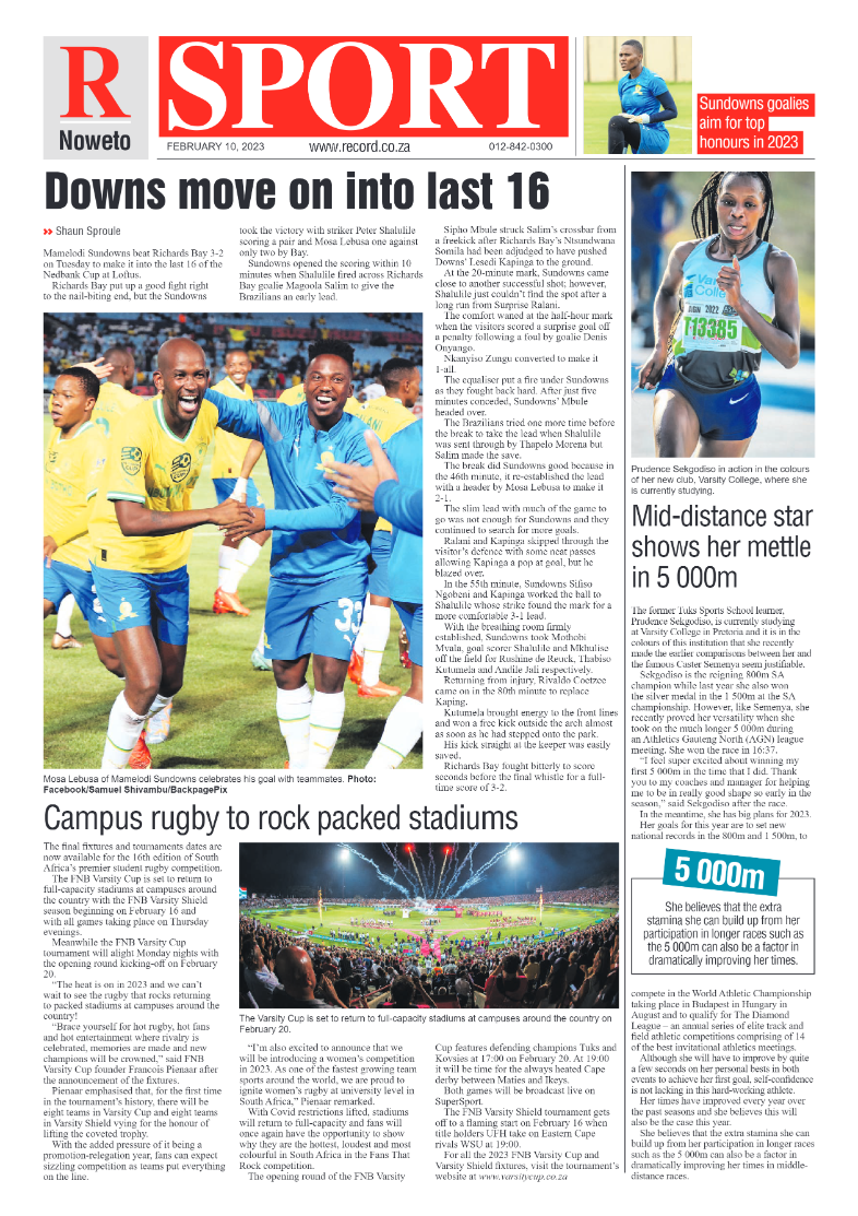 Rekord  Noweto 10 February 2023 page 8