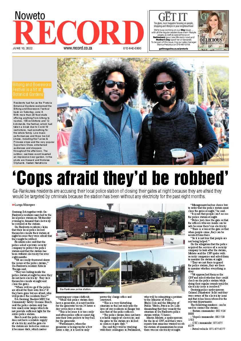 Rekord Noweto 10 June 2022 page 1