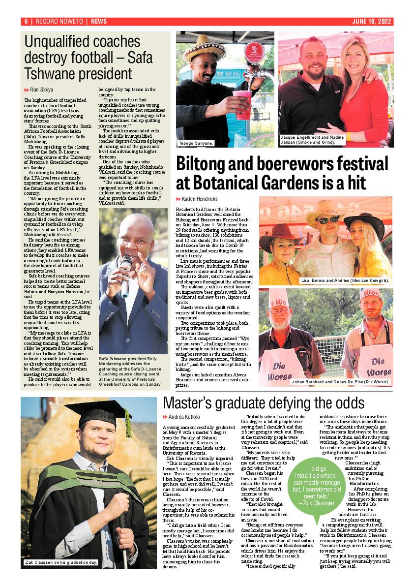 Rekord Noweto 10 June 2022 page 6