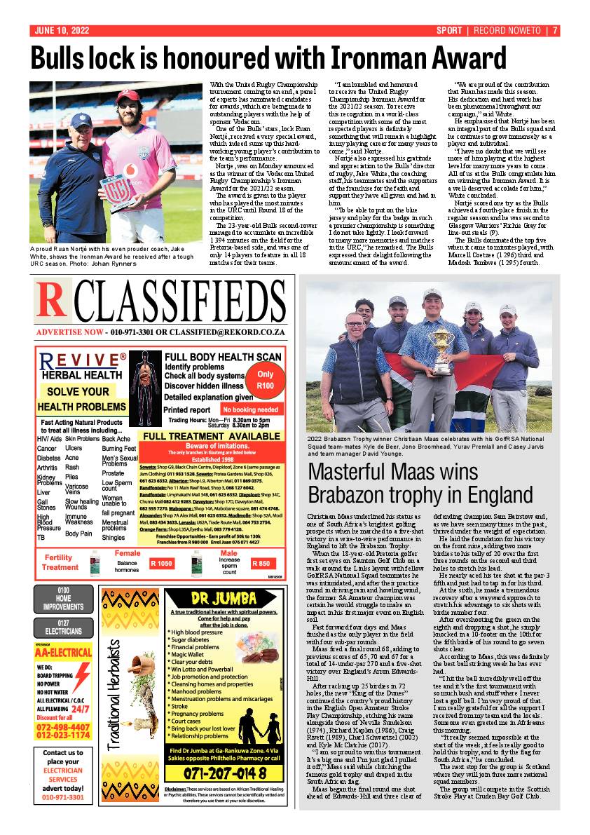 Rekord Noweto 10 June 2022 page 7