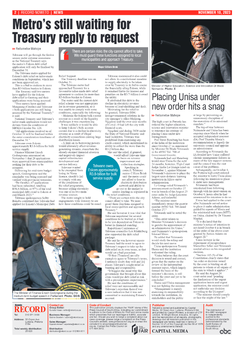 Rekord Noweto 10 November 2023 page 2