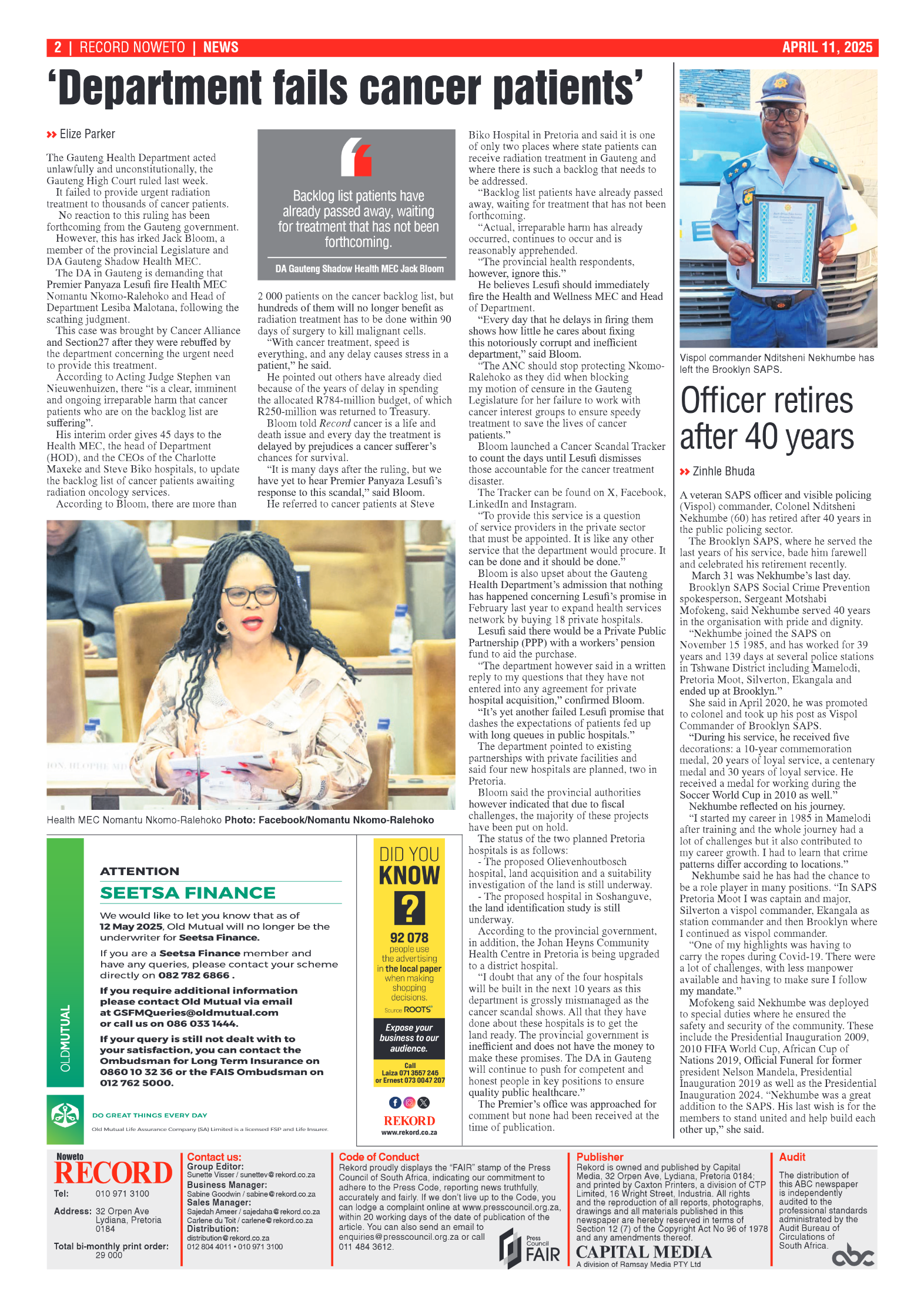Rekord Noweto 11 April 2025 page 2