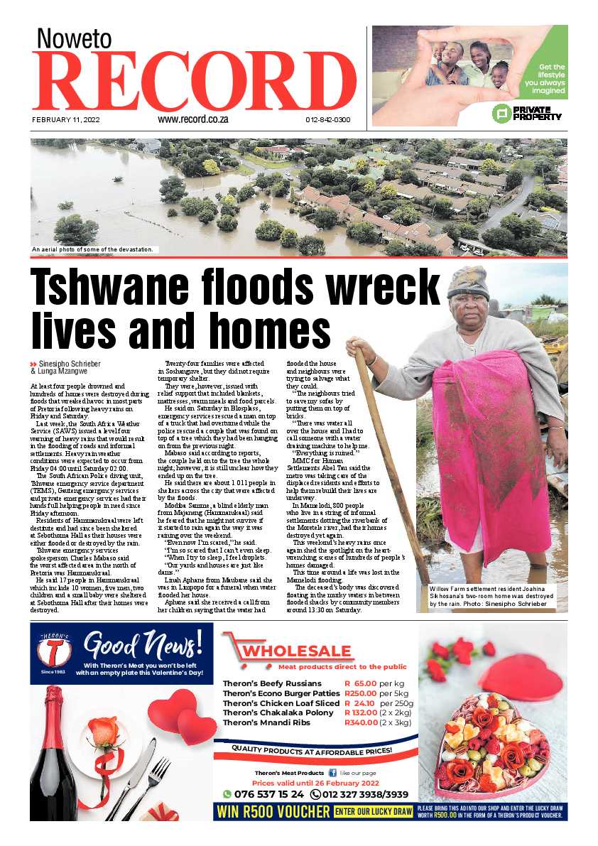 Rekord Noweto 11 February 2022 page 1