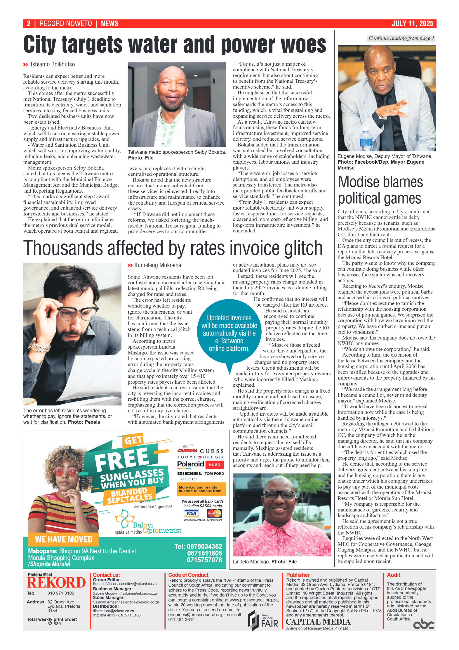 Rekord Noweto 11 July 2025 page 2