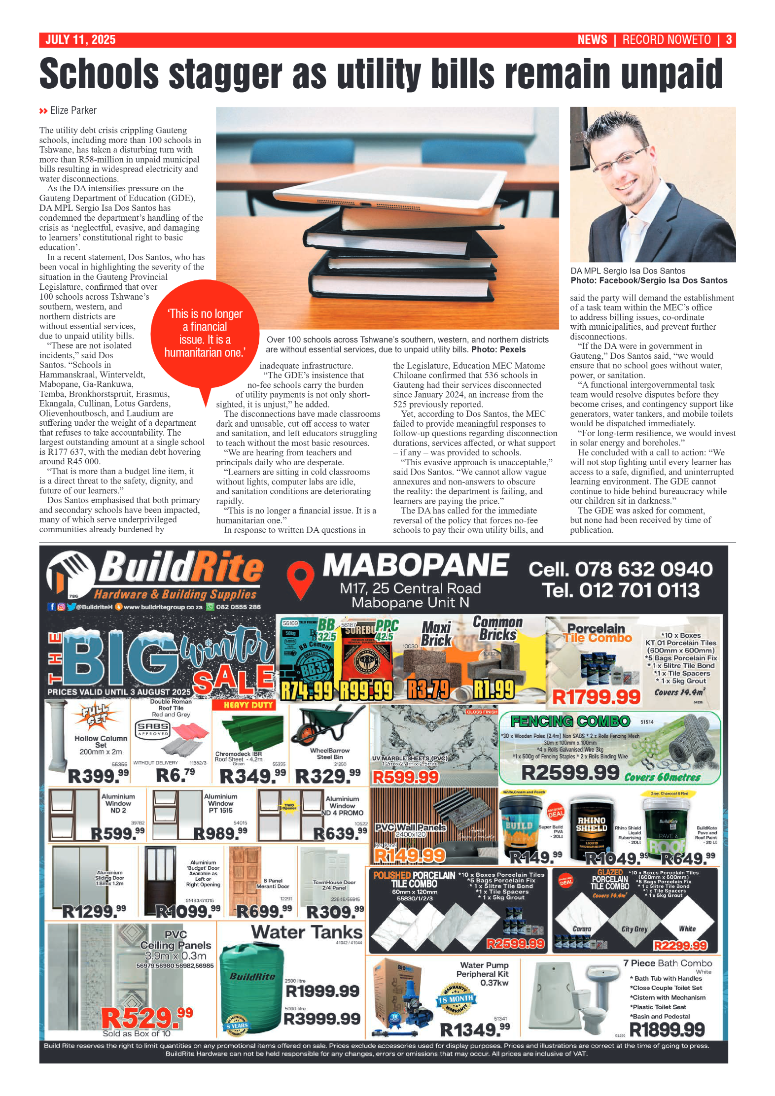 Rekord Noweto 11 July 2025 page 3