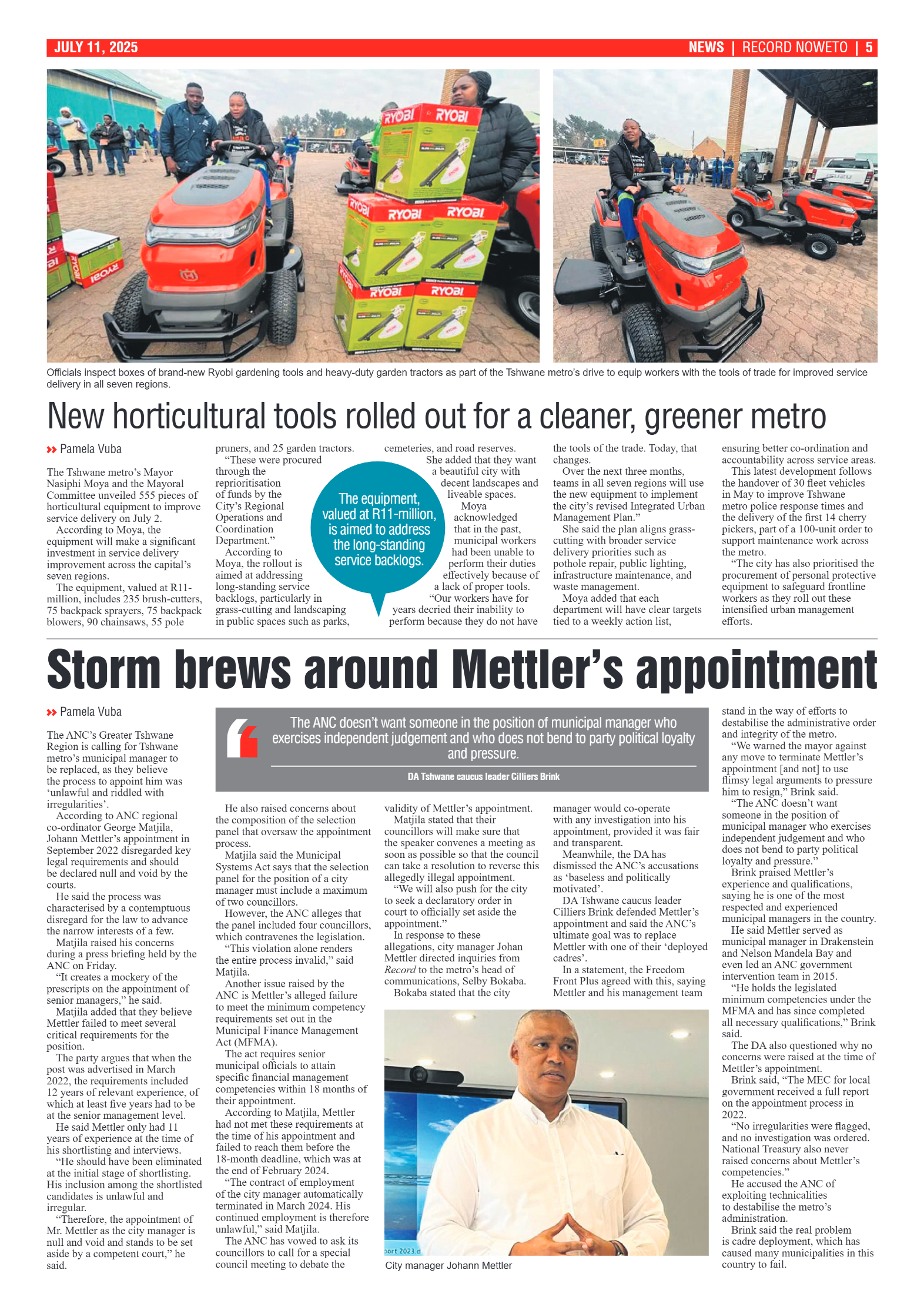 Rekord Noweto 11 July 2025 page 5