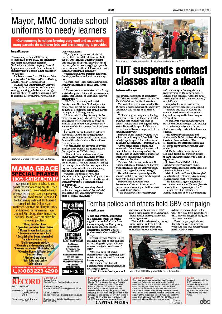 Rekord Noweto 11 June 2021 page 2
