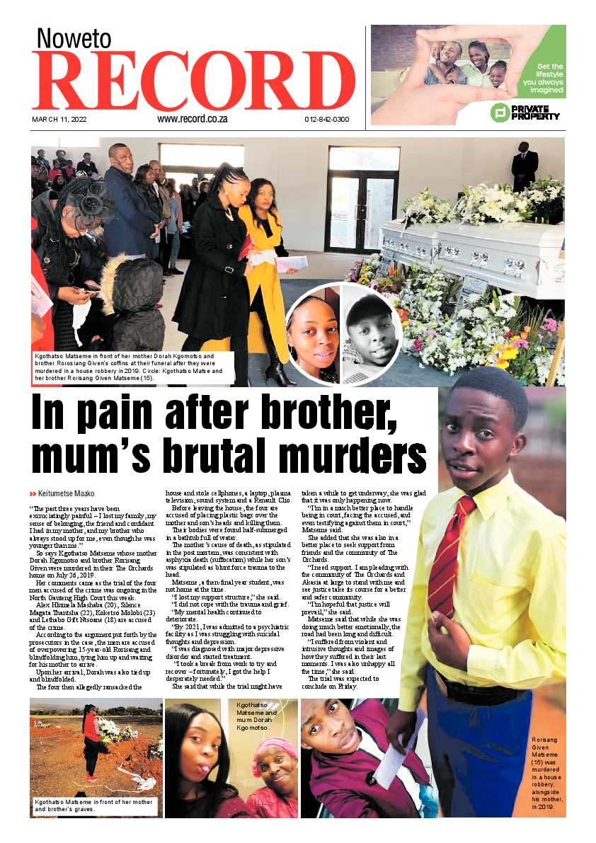 Rekord Noweto 11 March 2022 page 1