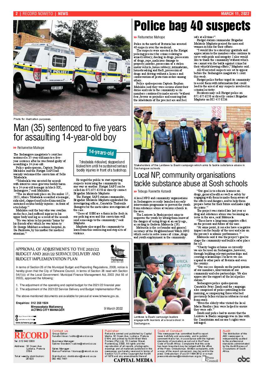 Rekord Noweto 11 March 2022 page 2