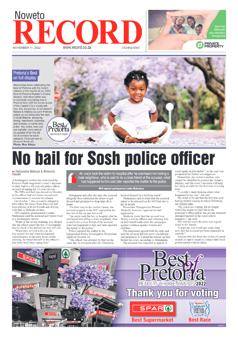 Rekord Noweto 11 November 2022 page 1