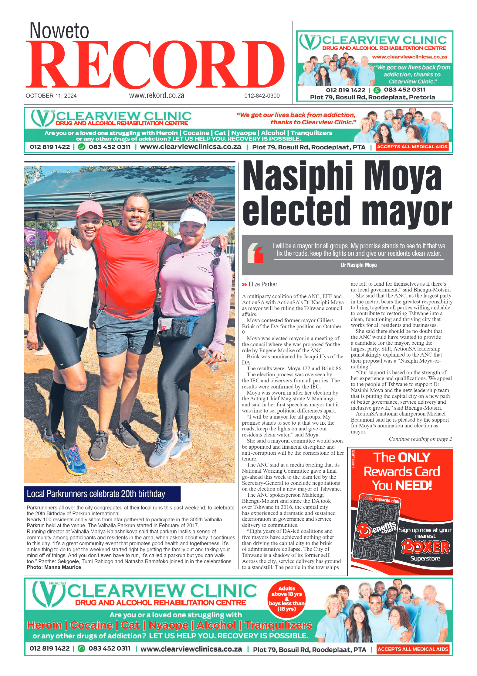 Rekord Noweto 11 October 2024 page 1